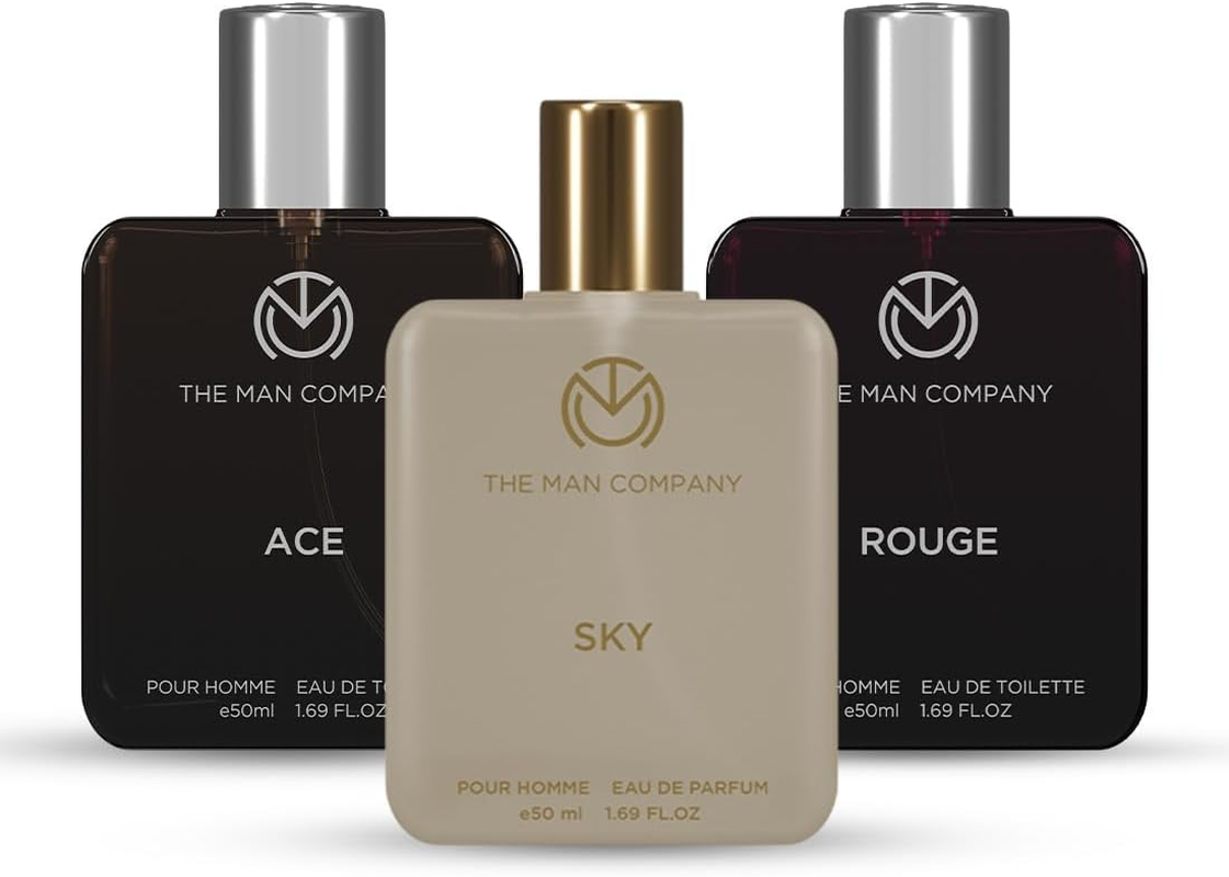 The Man Company Men Daily Delight Perfume Gift Set - 50Ml*3 | Luxury Long-Lasting Floral Fragrance | Premium Body Spray - Set of 3 image number 2