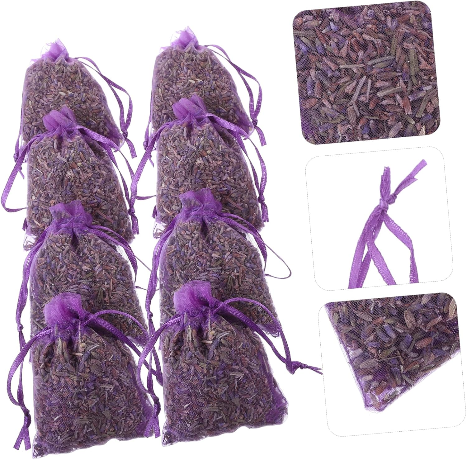 Outanaya Lavender Sachets for Wardrobe and Drawers 12Pcs 10G Bags Natural Home Fragrance Sachets for Clothes Storage and Closet Freshener Portable image number 1