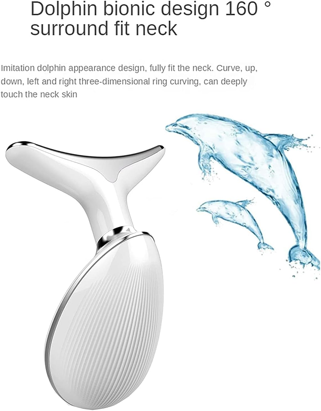 Vibration Lily 7-In-1 Face Neck Massager Face Sculpting Tool Triple-Action Wrinkle Remover Skin Rejuvenation Device with Thermal for Skin Care, Tightening, and Smoothness image number 4