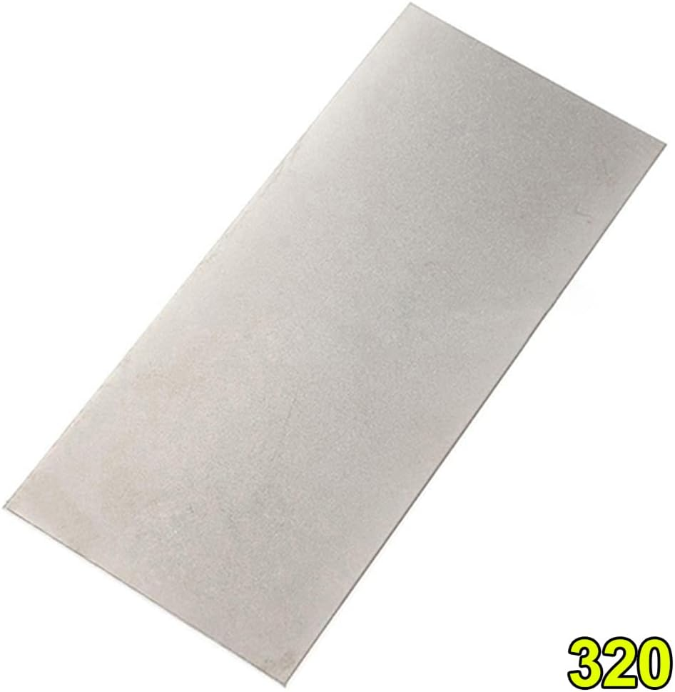 Thin Diamond Rectangle Knife Tool Sharpening Stone Whetstone 320 Grits image number 1