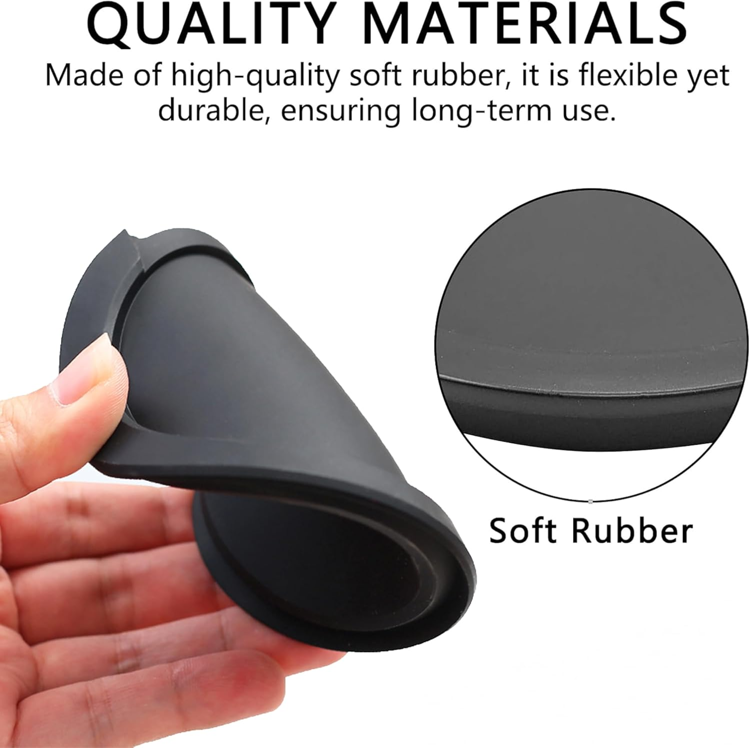 2-Pack Guitar Mute Cover,Professional Rubber Guitar Sound Hole Cover,Acoustic Guitar Sound Hole Cover,Perfect for Night Practice & Noise Control image number 6