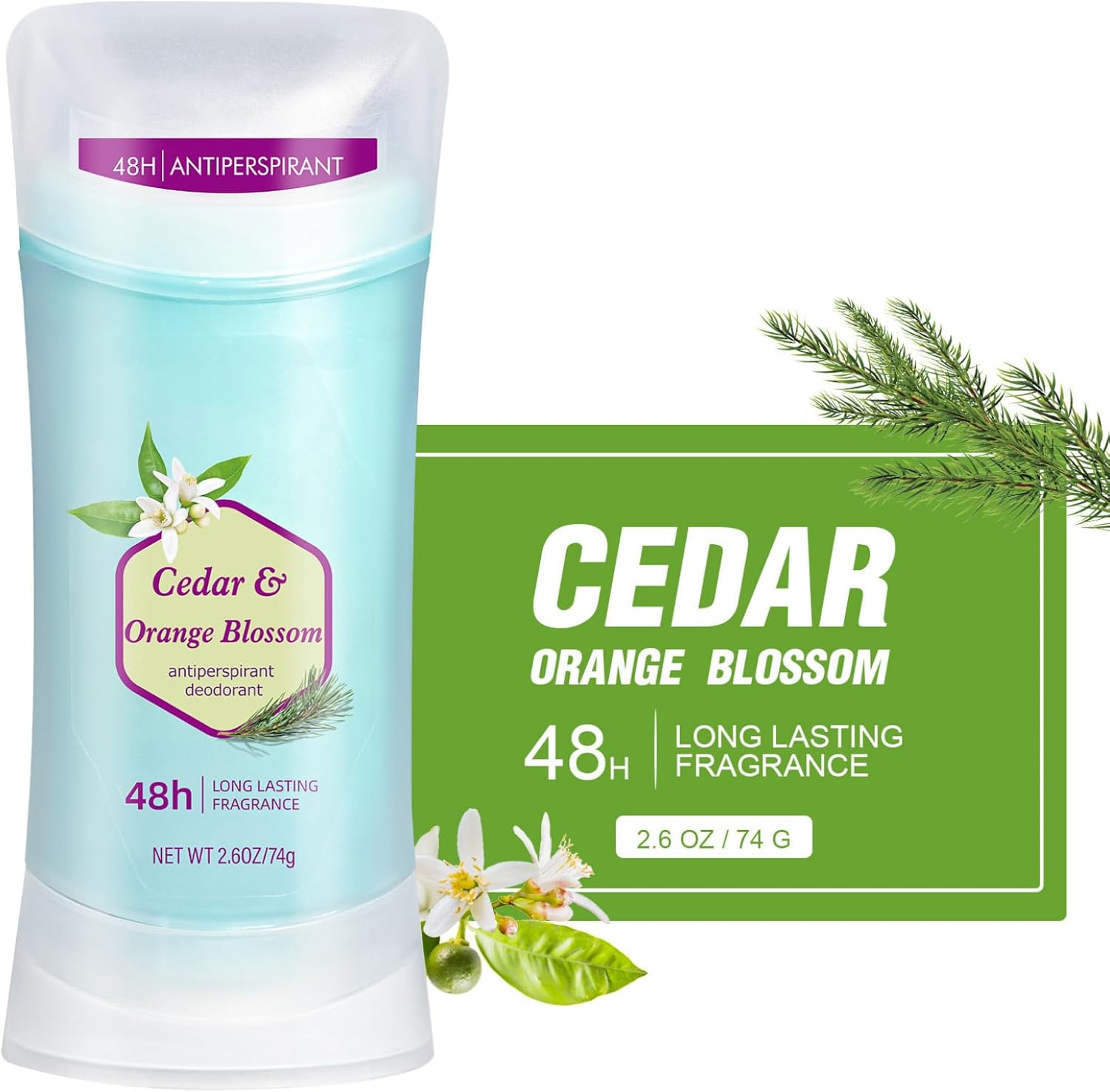 Lejafay Women'S Freshness Deodorant Stick with 48-Hour Odor Control, Gentle Formula for Daily Confidence Cedar One Size - Jasmine image number 3