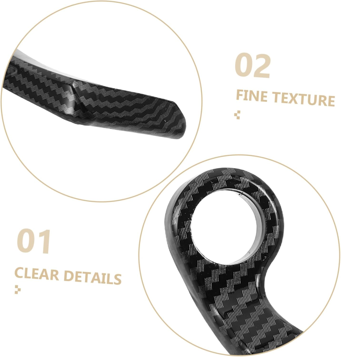 1 Pair Motorcycle Brake Lever Protector Universal Handlebar Hand Guard Grip for Motorbike Dirt Bike ATV Scooter Hand Protection Black image number 5