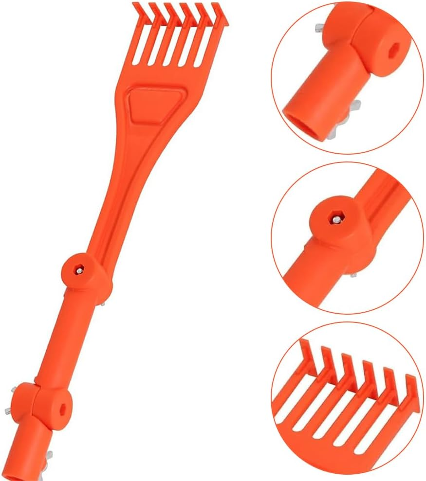 Small Gutter Rake with Durable Material, Portable Gutter Cleaning Tools, Mutifunction Cleaning Rake, Suitable for Garden Leaves Ditch Villas Townhouses and Hard-To-Reach Areas (No Pole ﻿ image number 5