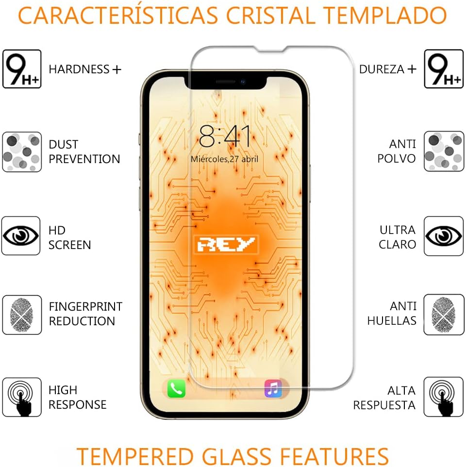 REY Tempered Glass Camera Screen Protector for GOPRO HERO13 Black, Screen Protector, Screen Protector 9H+ Hardness, Anti-Scratch Oil Bubbles image number 4