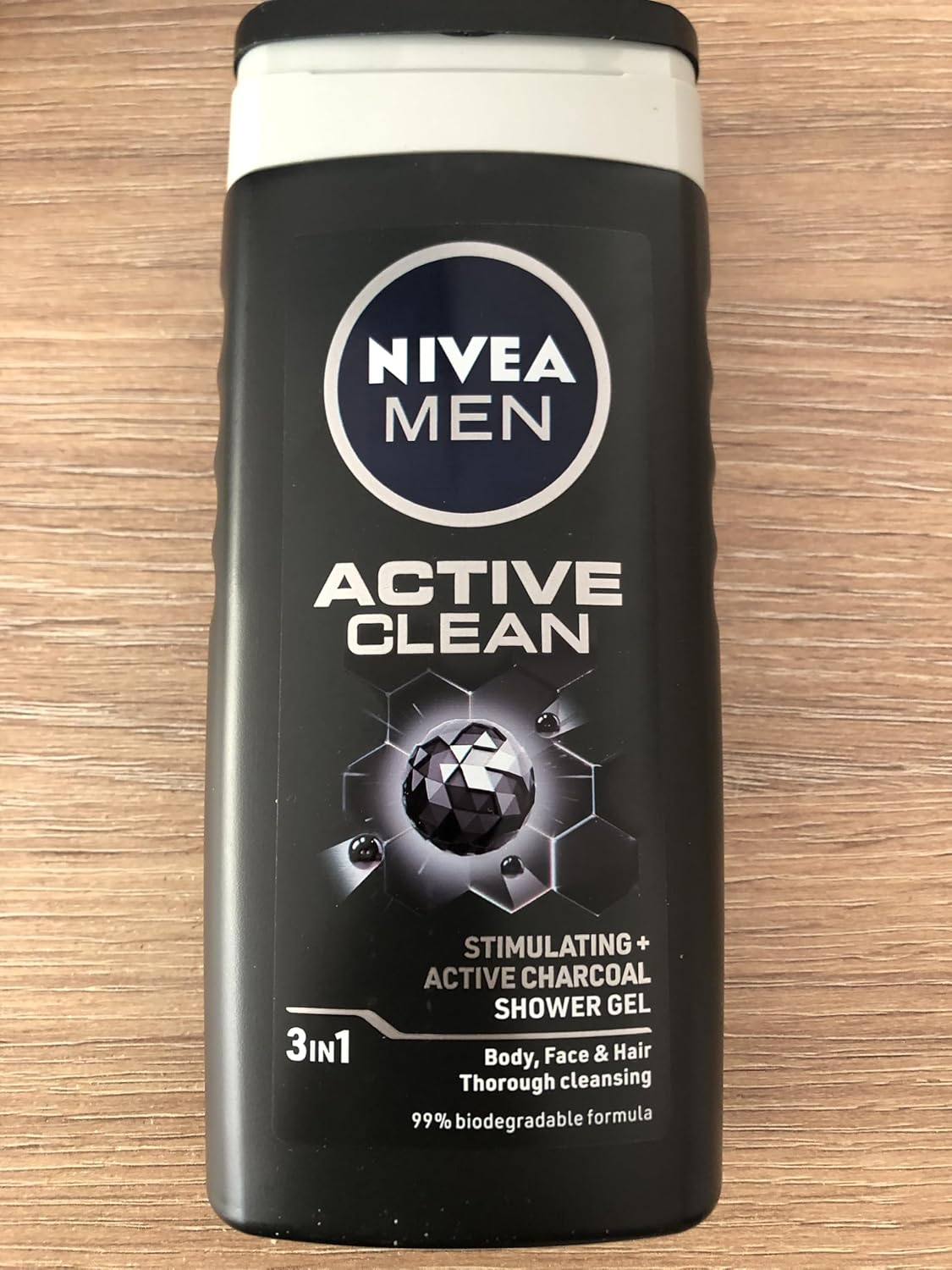 NIVEA Men Active Clean Shower Gel 250 Ml Pack of 4