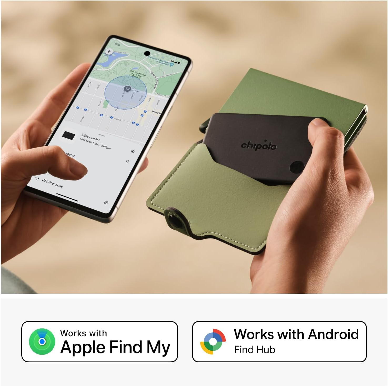 Chipolo CARD - Rechargeable Wallet Tracker Card, Bluetooth Tracker, Item Locator, Passport Finder Compatible with Apple Find My or Find Hub with Call Your Phone & Out of Range Alerts for Android - 4 Pack (Charcoal) image number 4