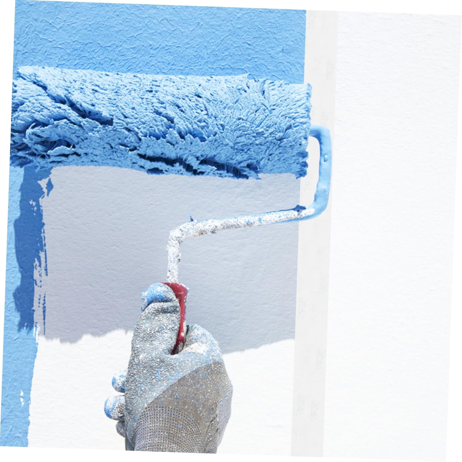 10Pcs Single Side Crepe Masking Tape Easy-Tear Adhesive Paper for Spray Spraying and Home Use No Residue Hand-Tearable Repositionable image number 1