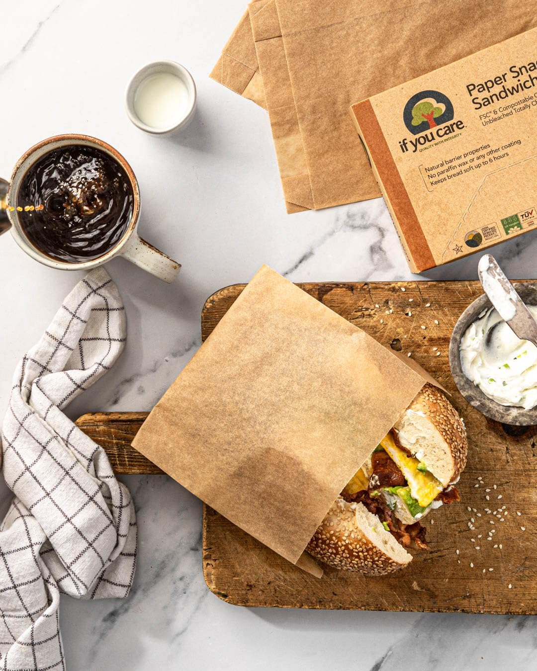 If You Care 100% Unbleached Paper Snack & Sandwich 48 Bags