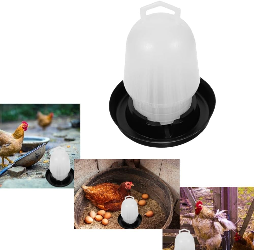 Naisfei 2Pcs Poultry Water Fountain Small Chick Feeder Automatic Chicken Feeder Feeding Cup,Automatic Bird Water Dispenser for Birds,Chicken Food Feeder Poultry,Poultry Water Dispenser Plastic