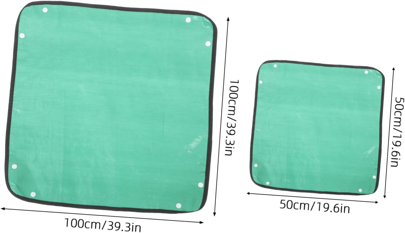 MOBUTOFU 2Pcs Versatile Square Plant Mat Foldable Easy Clean for Indoor Outdoor Gardening