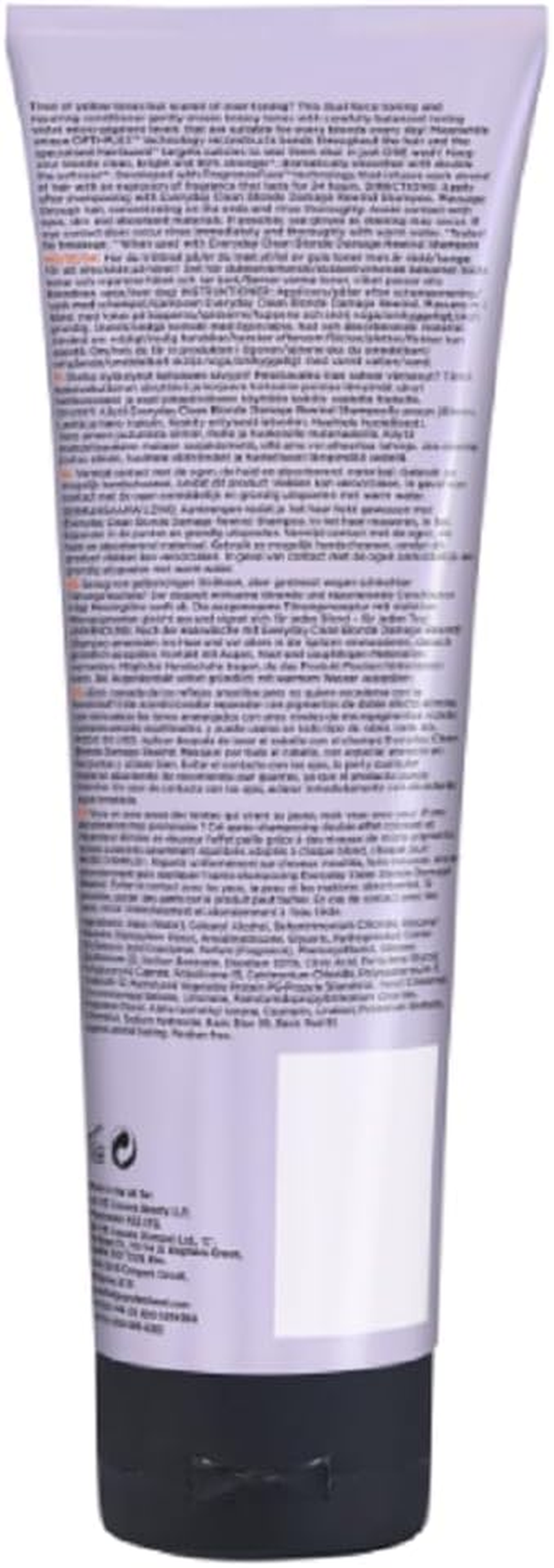 Fudge Professional Everday Clean Blonde Damage Rewind Conditioner 250Ml image number 4