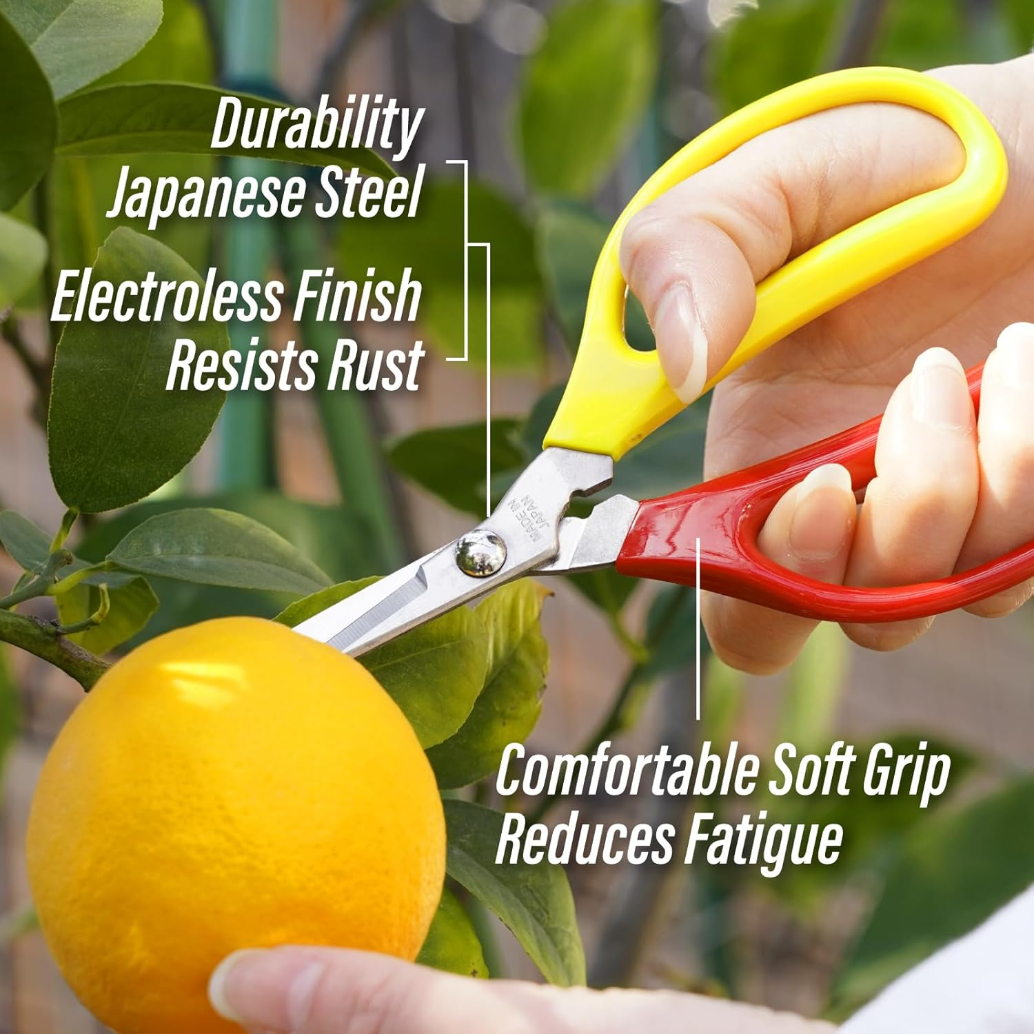 SUIZAN Trimming Scissors 155Mm - Professional Japanese Garden Plant Herb Buds Flower Shears Gardening Tools image number 3