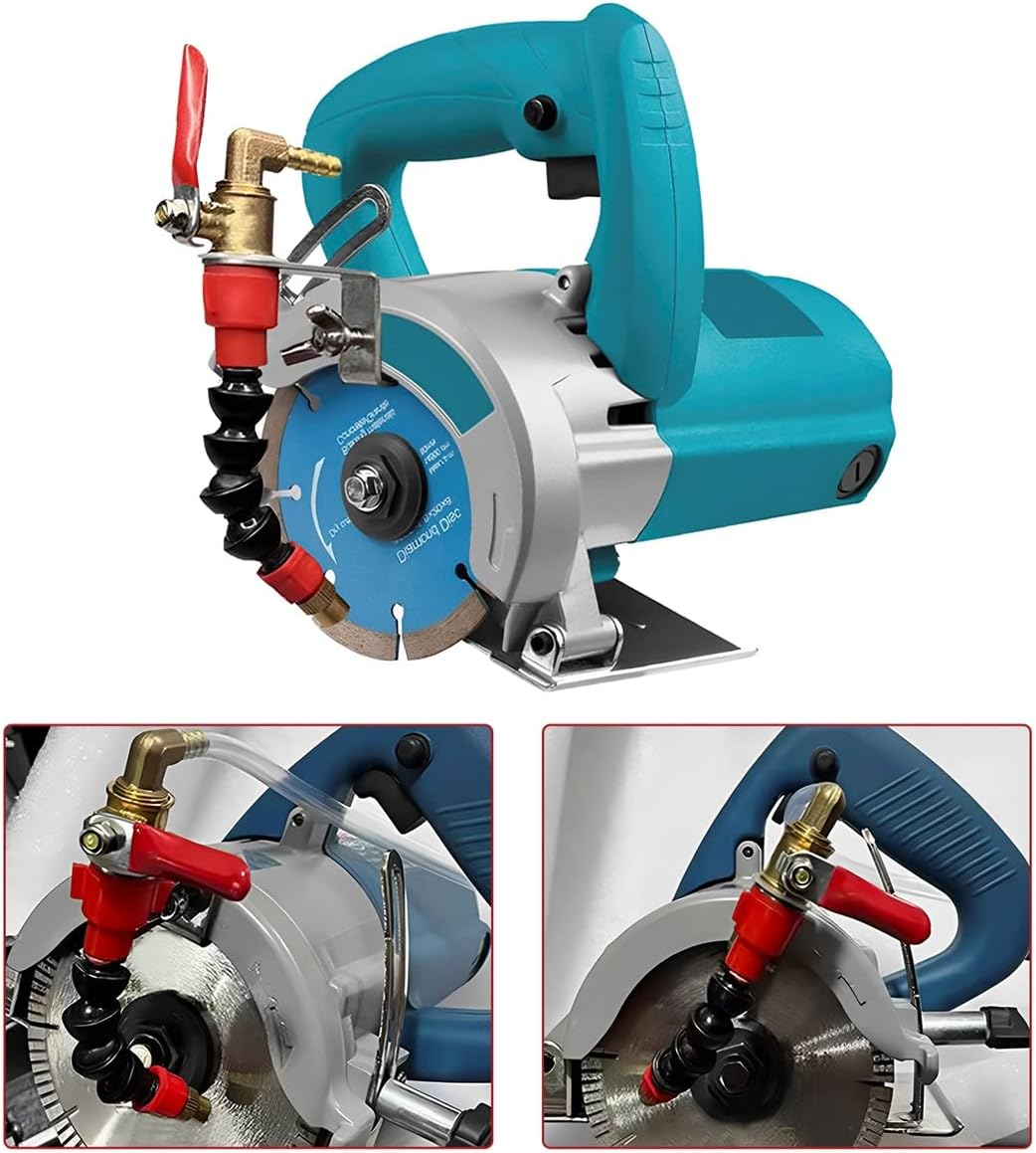 Dust Remover Water Sprayer for Cutting Machine, High-Speed Cutting Machine Misting System Water Sprayer, Adjustable Dust Remover Nozzle Coolant Misting for Tile Cutting Machine Grinder (10M Pipe) image number 2