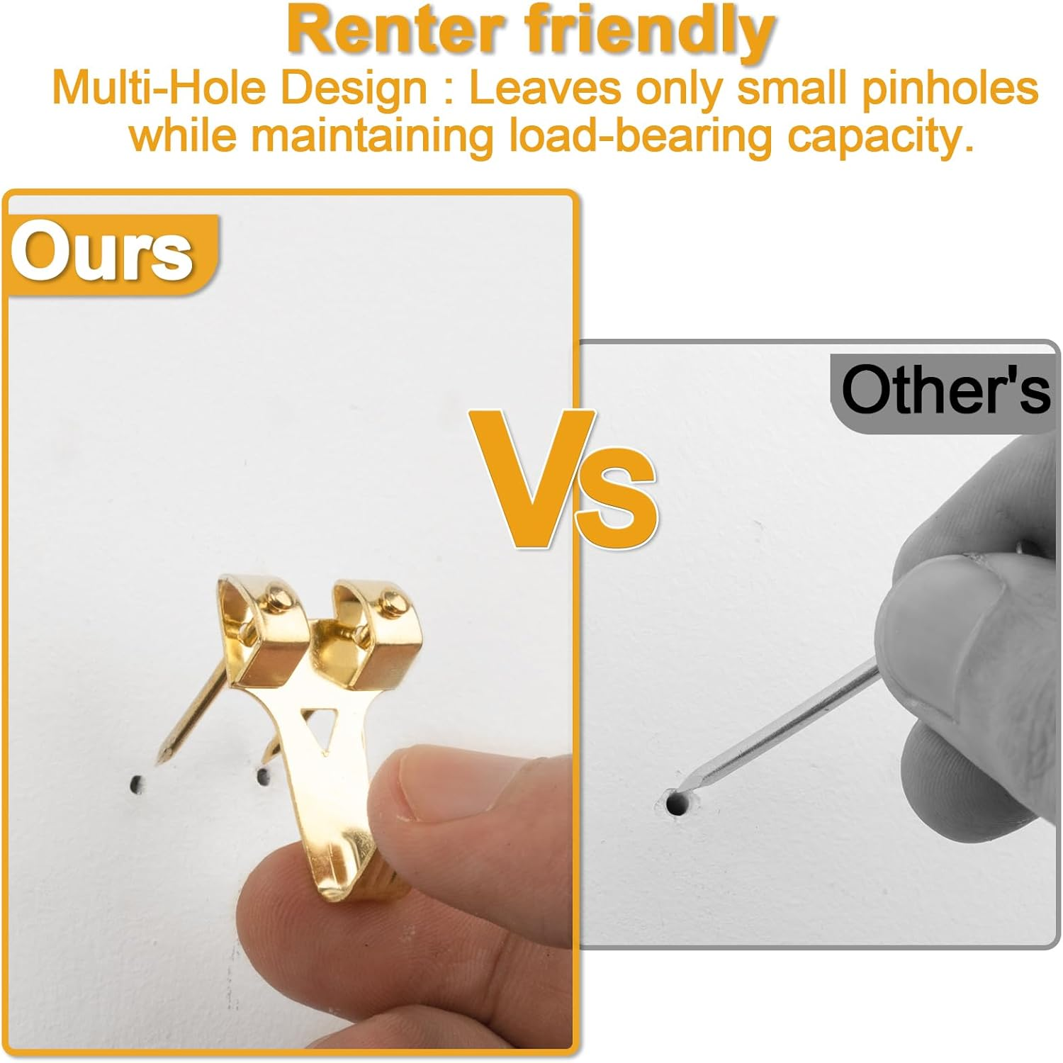 KURUI 303Pcs Picture Hanging Kit, Picture Hangers Assorted Kit with Heavy Duty Wall Hooks, Sawtooth, Picture Wire, D Rings, Hardware Nails, Eye Hooks and Picture Hanging Tool for Frame Canvas Mounting image number 1