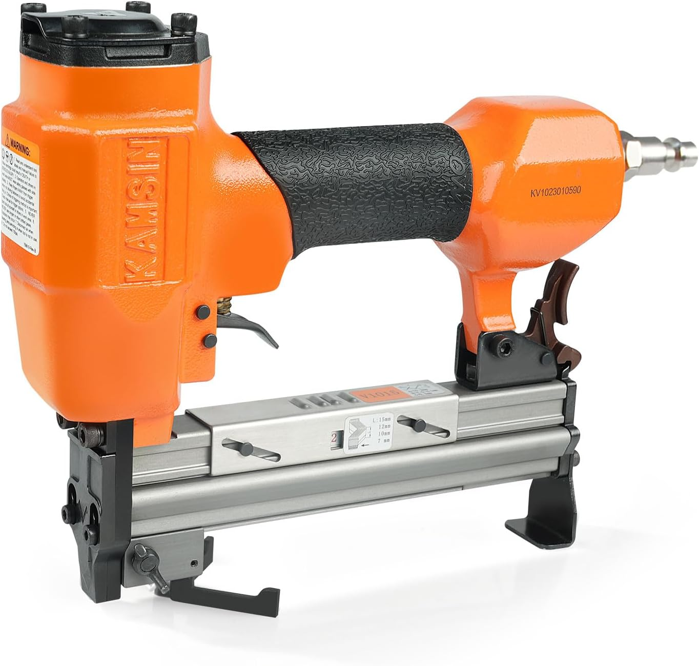 KAMSIN V1015 Pneumatic Picture Frame V Nailer, Fits 5/16'' to 19/32'' (7 to 15 Mm) V Nails, 30 Gauge Air-Powered Frame Joiner for Picture Framing image number 6