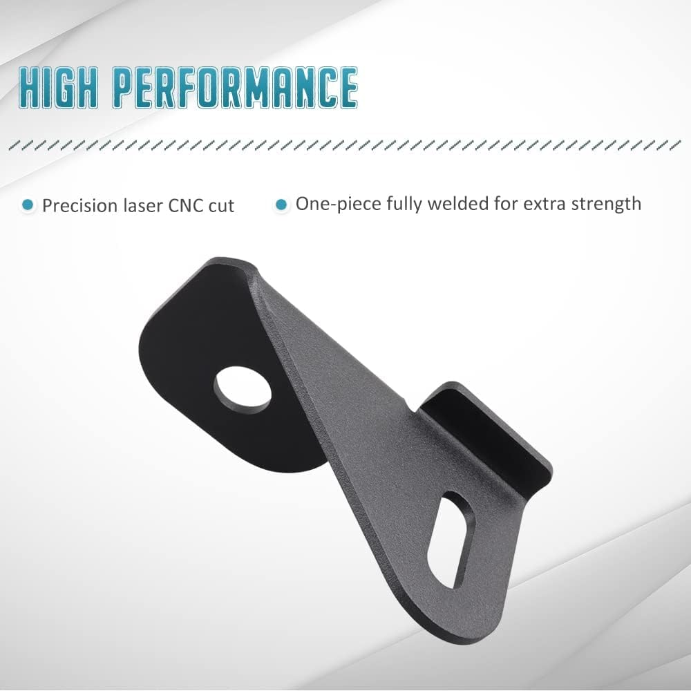 JL Antenna Mount Driver Side CB Antenna Mount Radio Driver'S Side Mounting Bracket Front Driver near the Hood Side CB Holder Compatible with Jeep Wrangler JL JLU & Jeep Gladiator JT 2018-2023 image number 4