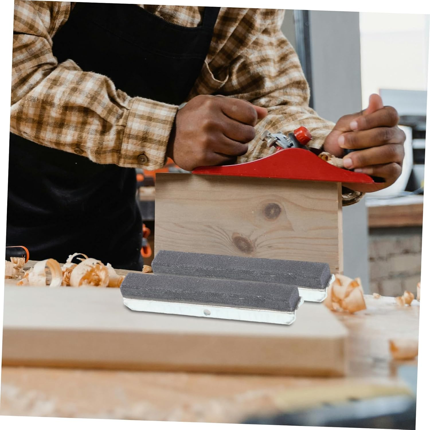 GANAZONO 3Pcs Automotive Replacement Stones for Engine Cylinder Grinding Hand Auto Cylinder Stones Car Replacement image number 1