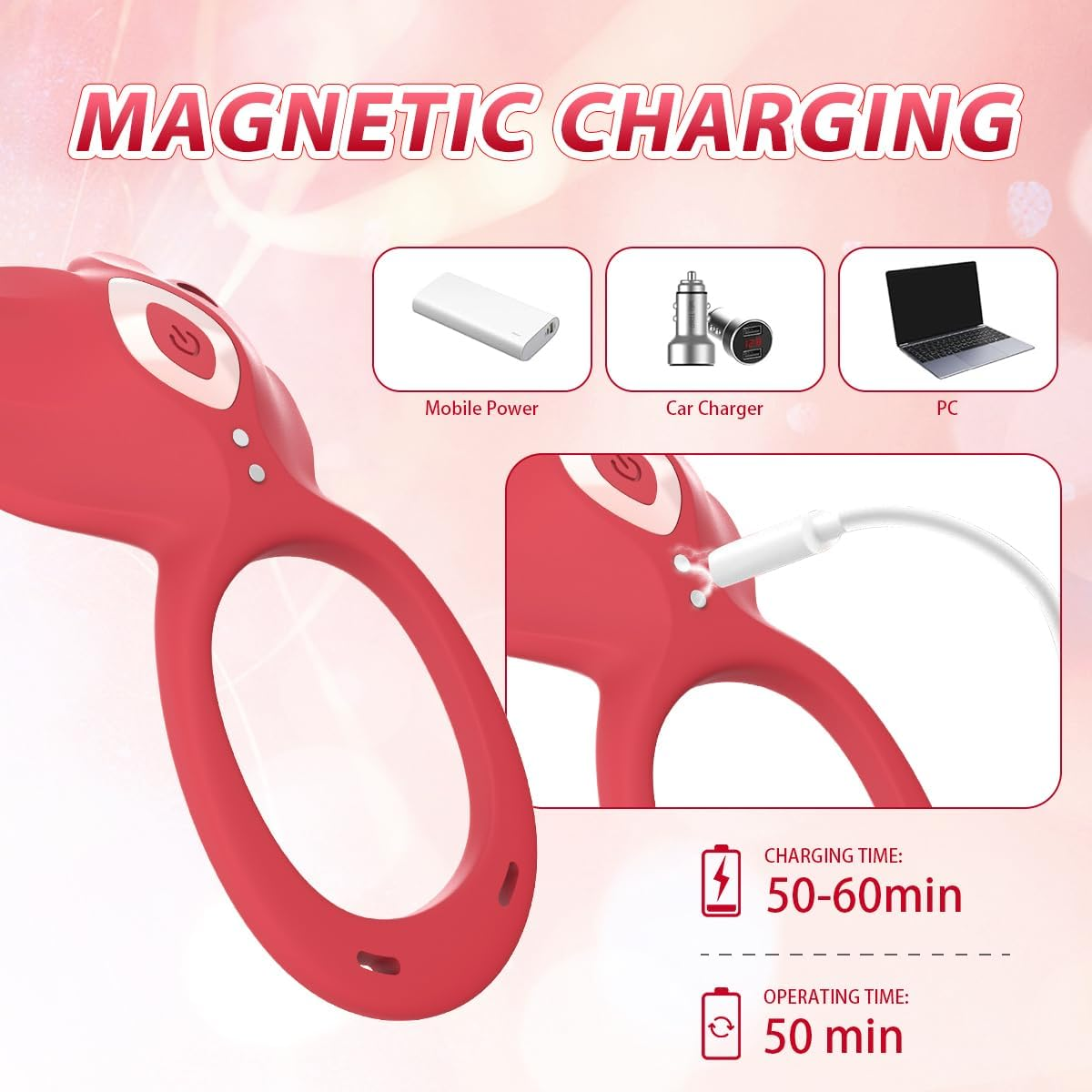 Adult Sex Toys Wearable Panty Vibrator,Female Sex Toy with 9 Vibration Modes,Vibrating Penis Ring Clitoral Stimulator,Couple Sex Toy with APP Control Vibrators for Women Men Sexual Pleasure