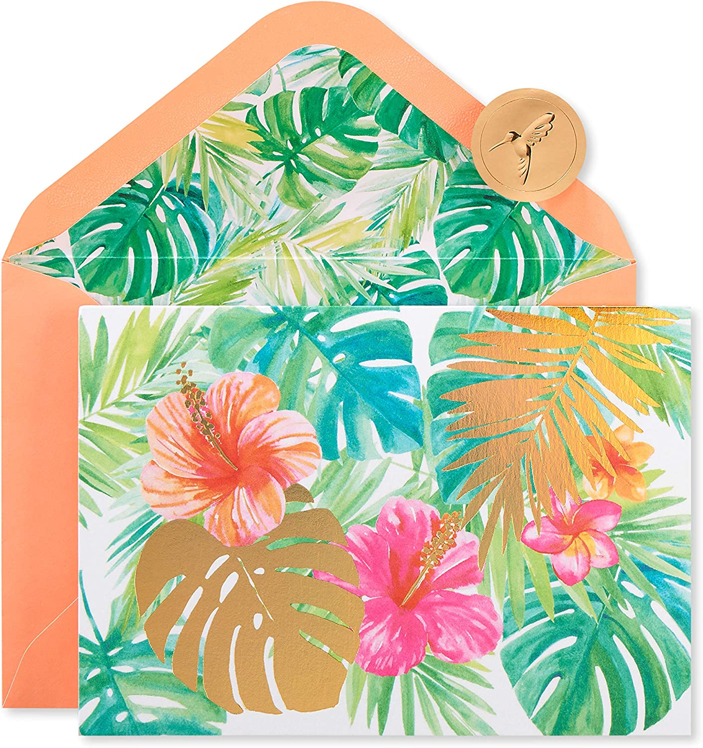 Papyrus Blank Cards with Envelopes, Hummingbird (12-Count)