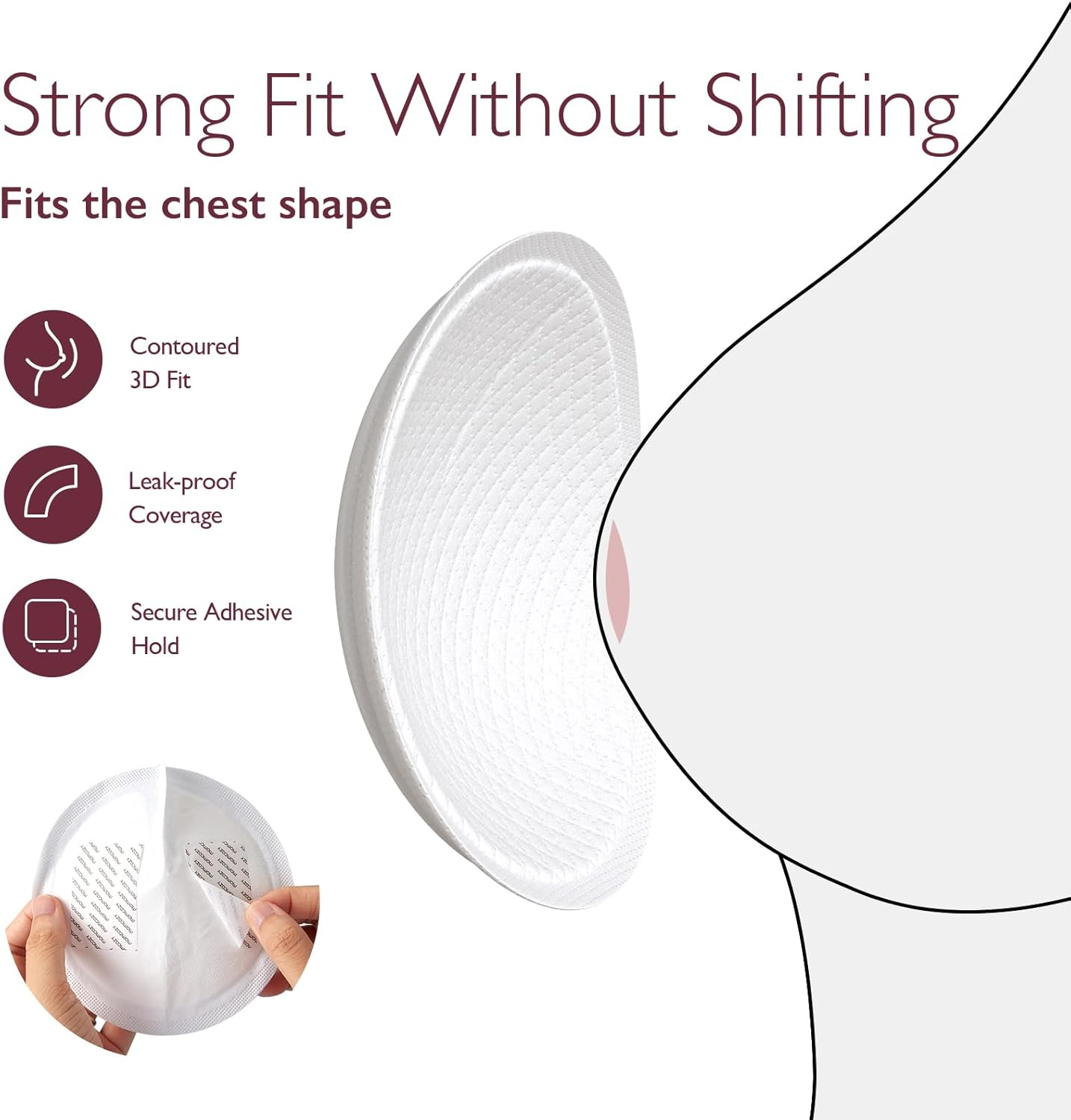 Momcozy Ultra-Thin Disposable Nursing Pads, Ultra-Absorbent and Breathable Portable Breast Pads for Mothers, Keep Dry Continuously, Make Breasts Light and Unburdened, Individually Packaged（60 Count） image number 6