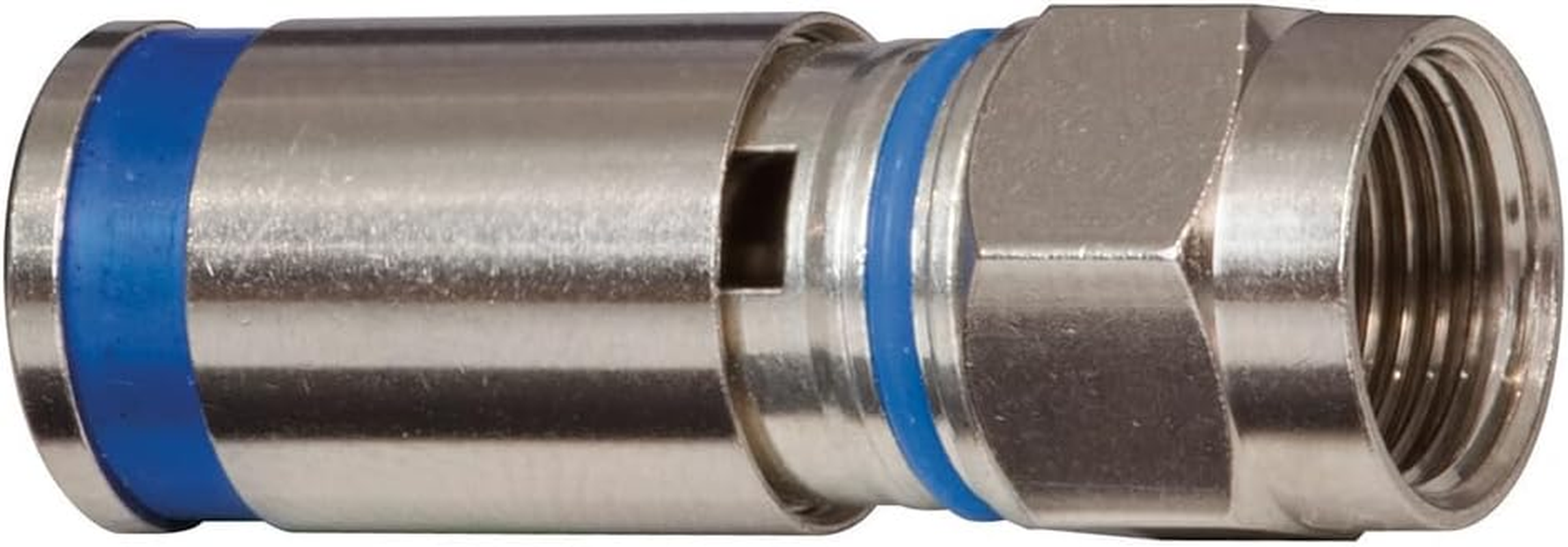 Klein Tools STD F-Compression Connector RG6/6Q Male 10-Pieces