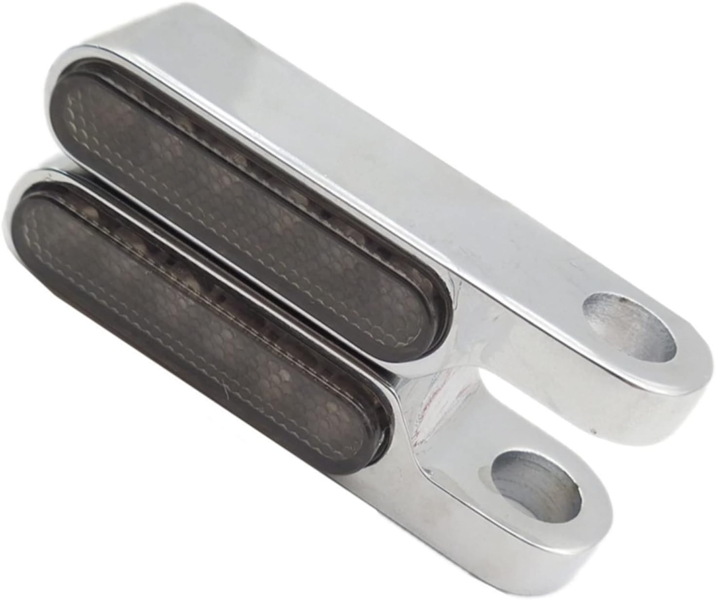 CICMOD Motorcycle LED Turn Signals 2PCS Mini Handlebar Brake Clutch Marker Lights Chrome for Harley image number 5