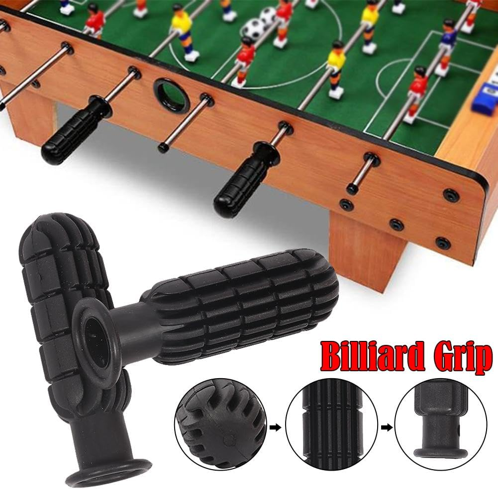 4 Pack Foosball Table Handle Grip Replacement Football Game Rod Handles Stick End Cap Grips for Desktop Soccer Tabletop Parts Repair Table Top (1/2" / 0.5'' Hole ID) image number 6