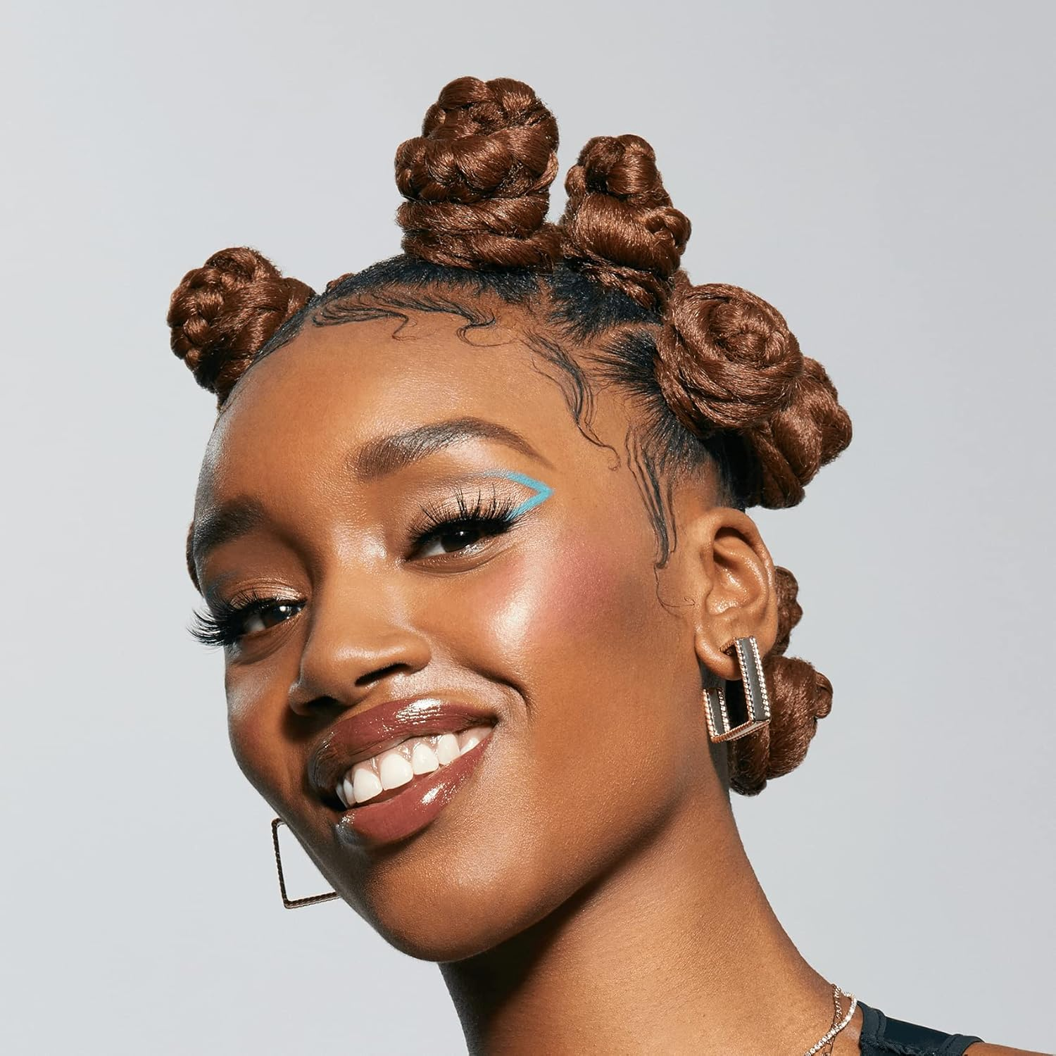 KISS Colors & Care Professional Pin Tail Parting Comb for Sectioning, Teasing, Detangling, Grooming, General Styling - anti Static & Heat Resistant for All Hair Types Black image number 2