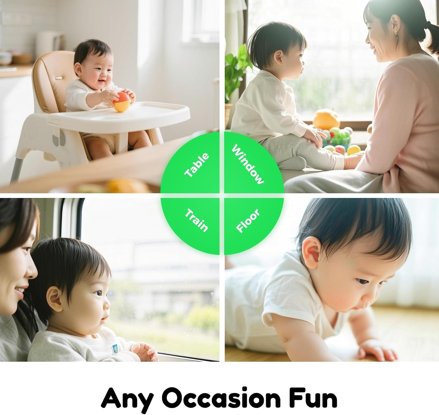 3PCS Suction Cup Spinner Toys for Toddlers 1-3 Years, Sensory Spinning Top Toys for 1 Year Old Boys and Girls, Enhance Hand Eye Coordination and Motor Skills, Perfect for Indoor and Outdoor Play image number 4