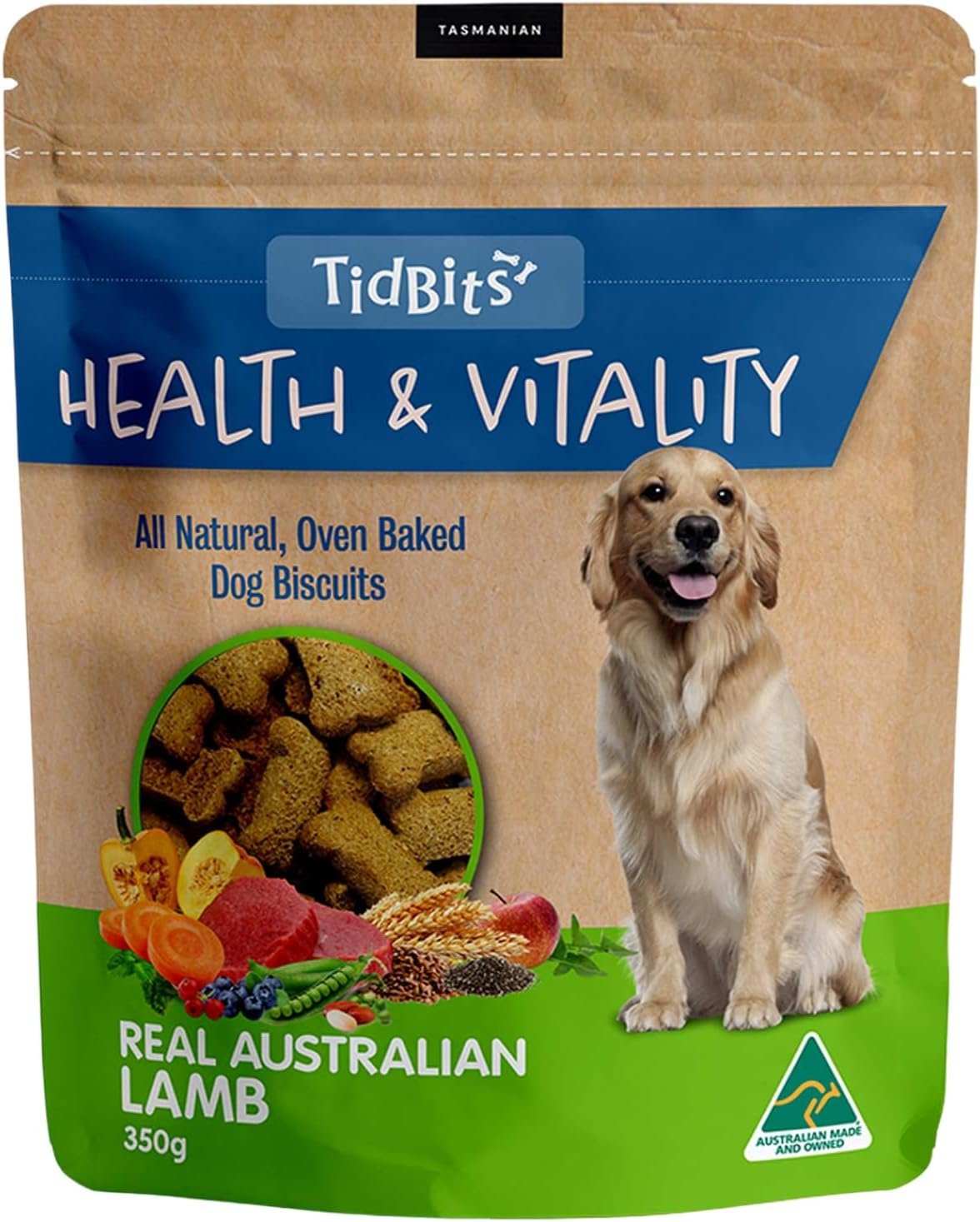 Tidbits Australian Lamb Dog Treats, 350G image number 4