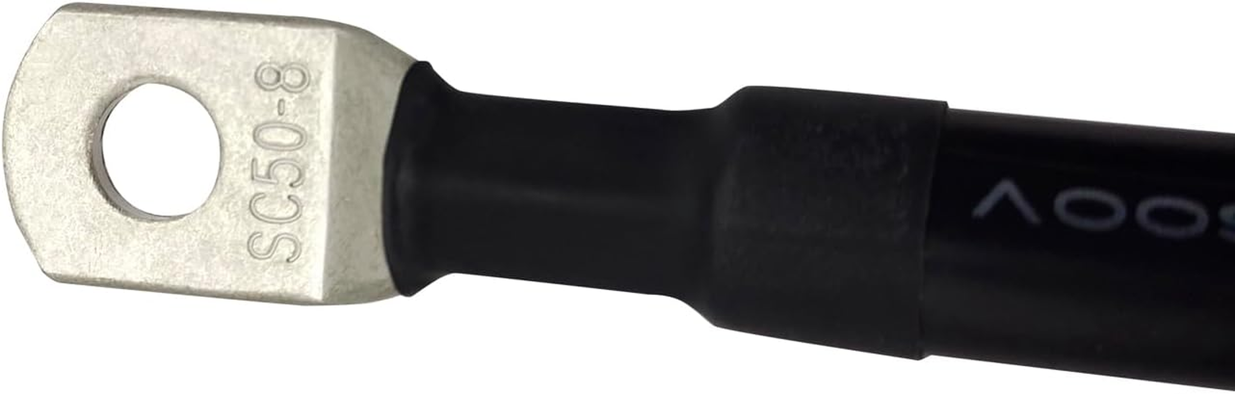 1.5M 1AWG Connector Cable Power Wire Black M8 Lug on Both Ends Superior Corrosion Resistance Inverter Car RV Marine - 1.5M 2Awg Connector image number 6