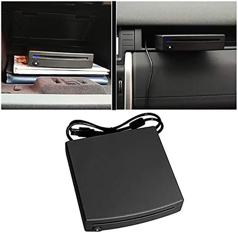 Black USB Interface Car SUV External Stereo Radio Dish Box CD/DVD Player for Android Interior Parts Car Radio image number 5