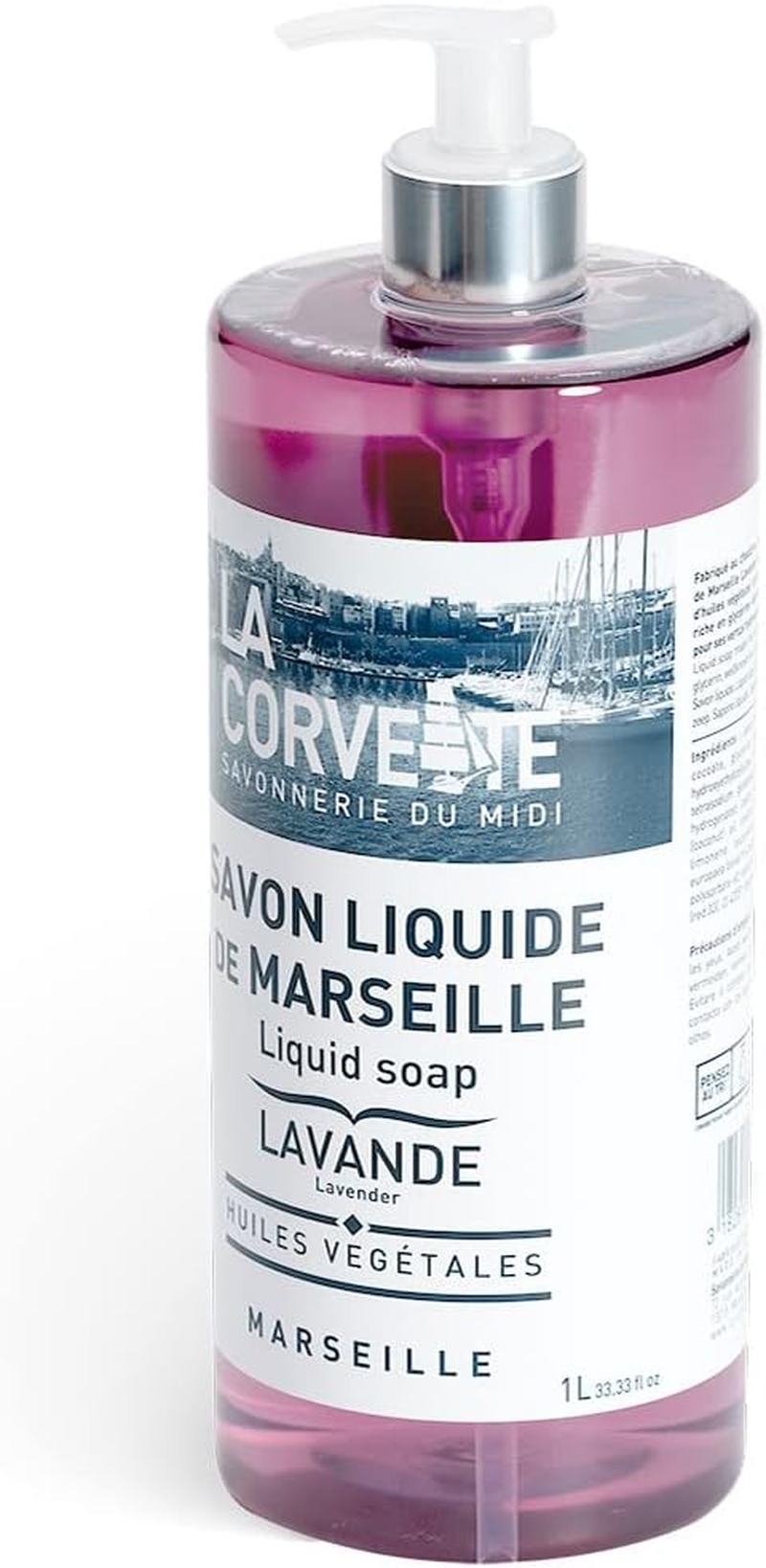 La Corvette Savon De Marseille Liquid Soap Olive 1 Litre image number 3