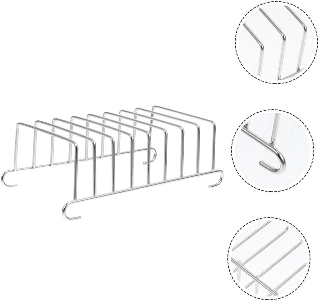 RORPOIR Air Fryer Bread Rack Toast Rack 201Ss Stainless Steel Air Fryer Accessory for Home Cooking and Meat Drying image number 1