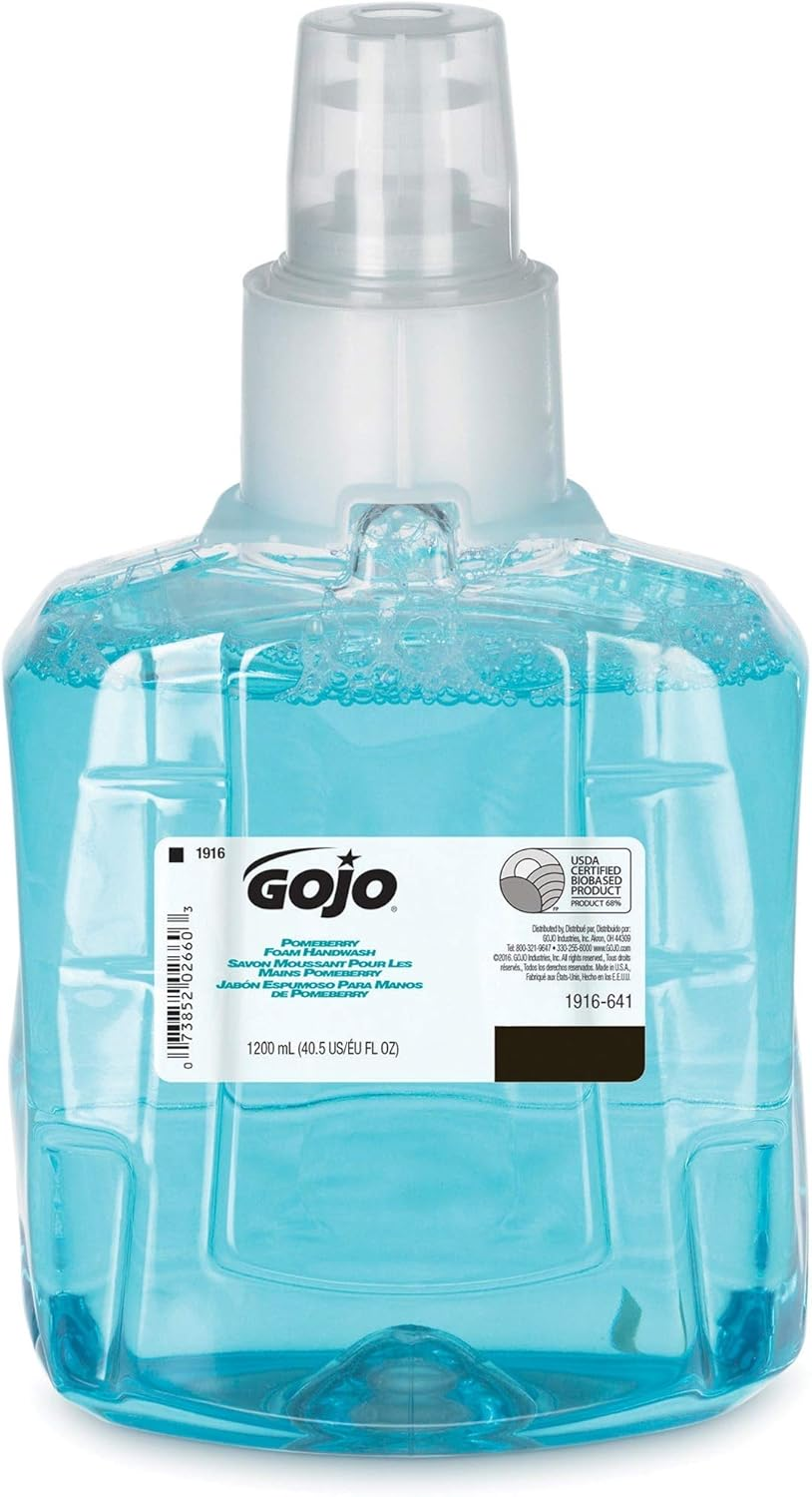 GOJO 191602CT Pomeberry Foam Handwash Refill Pomegranate 1200Ml Refill (Case of 2)