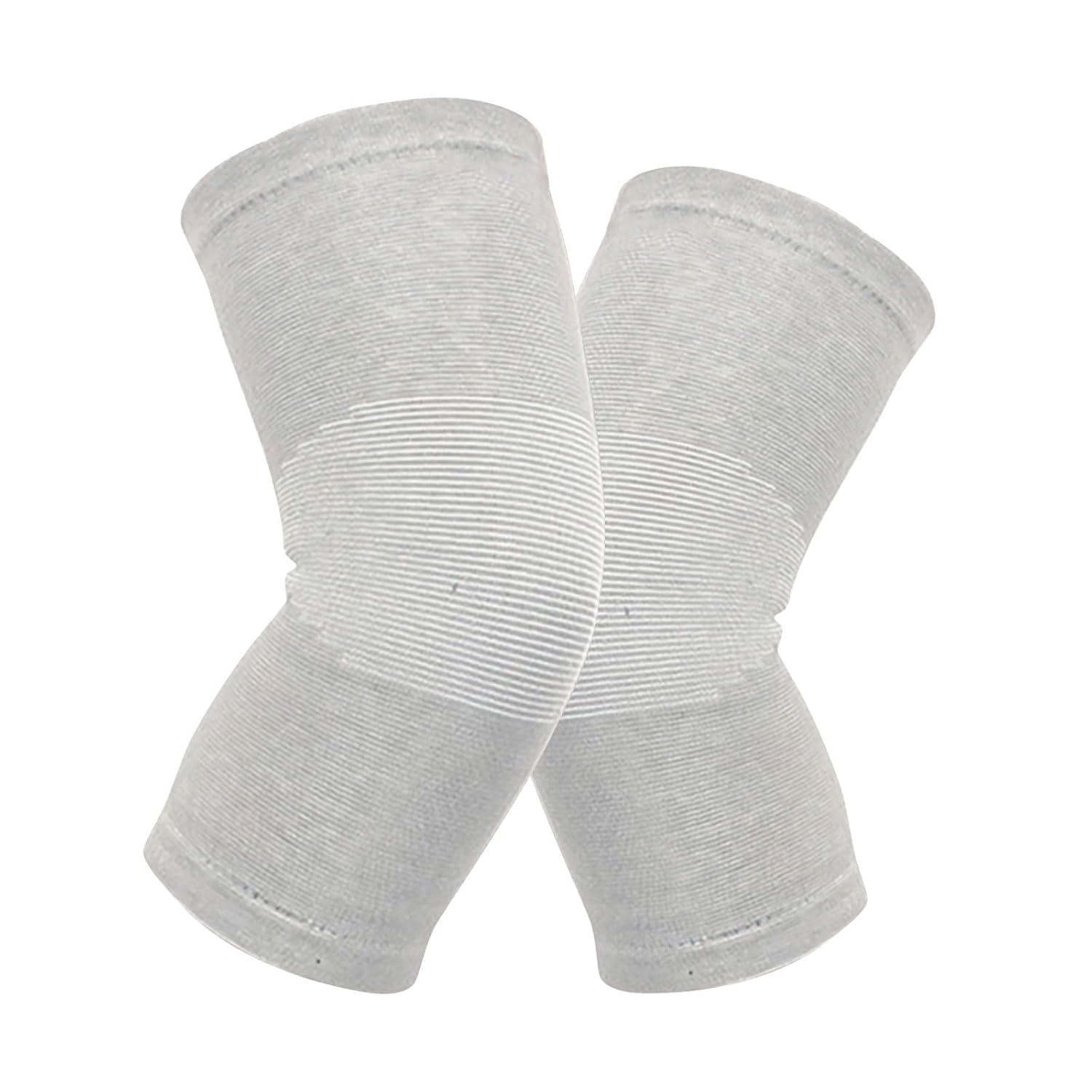 Bamboo Knee Sleeves for Men & Women &ndash; Compression Sleeve for Running, Volleyball, Weightlifting &ndash; Knee Support Brace with Breathable Bamboo Yarn for Enhanced Circulation & Pain Relief (L） image number 1