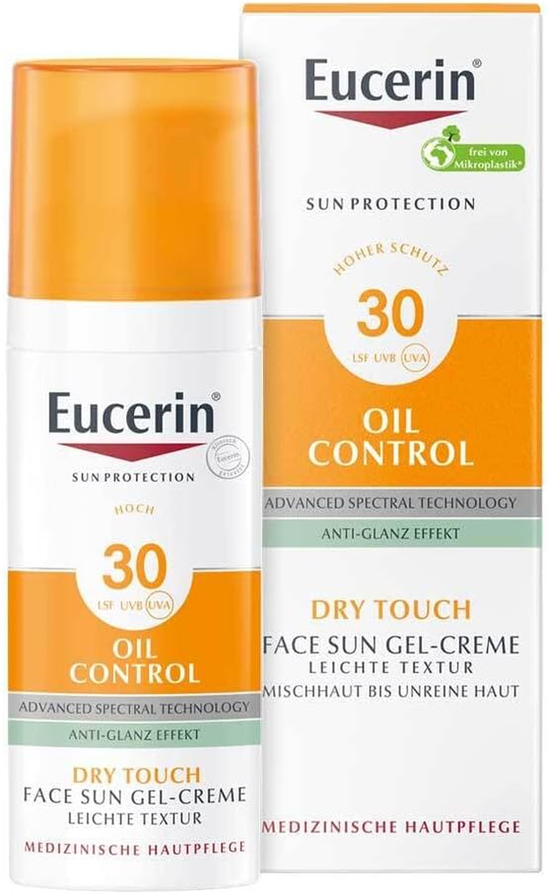 Eucerin Oil Control Face Sun Gel-Creme LSF 30, 50 Ml Cream