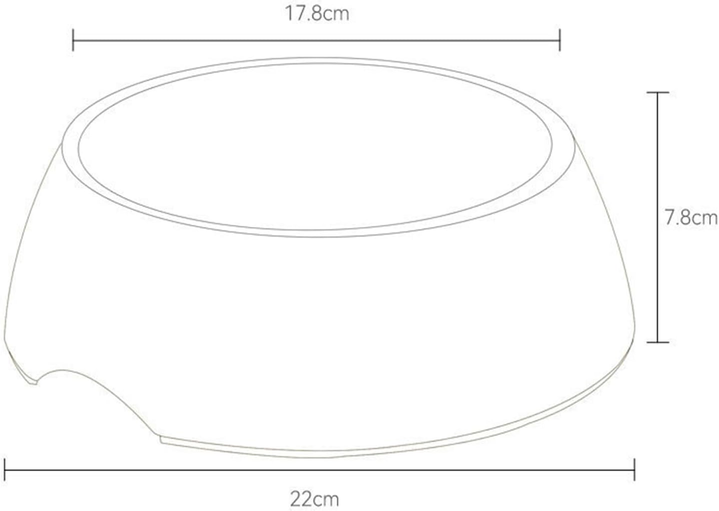 Stainless Steel Dog Bowl Large Dog Feeding Bowls Watering and Feeding Bowls 2 in 1 Bowl for Dogs(Yellow)