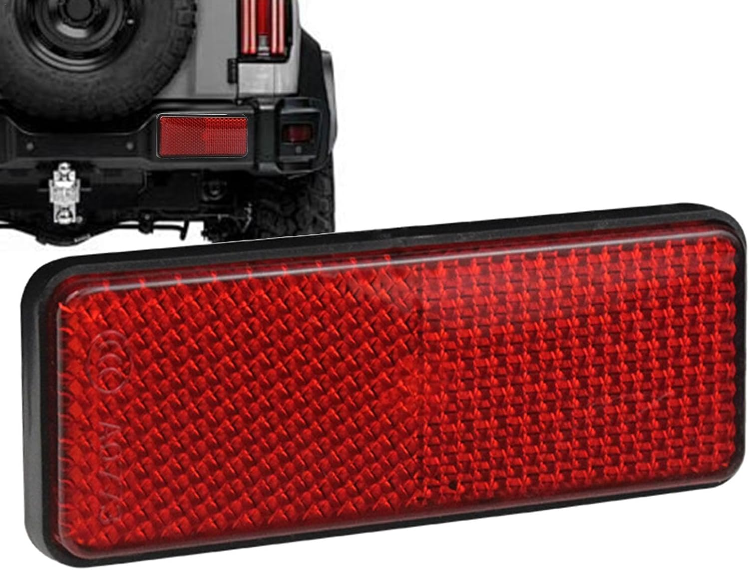 Motorcycle Reflectors Motorcycle Safety Reflector - Motorcycle Reflector - Screw Mount for Night Driving Reflective Gear Motorcycle Accessories for Better Visibility image number 4