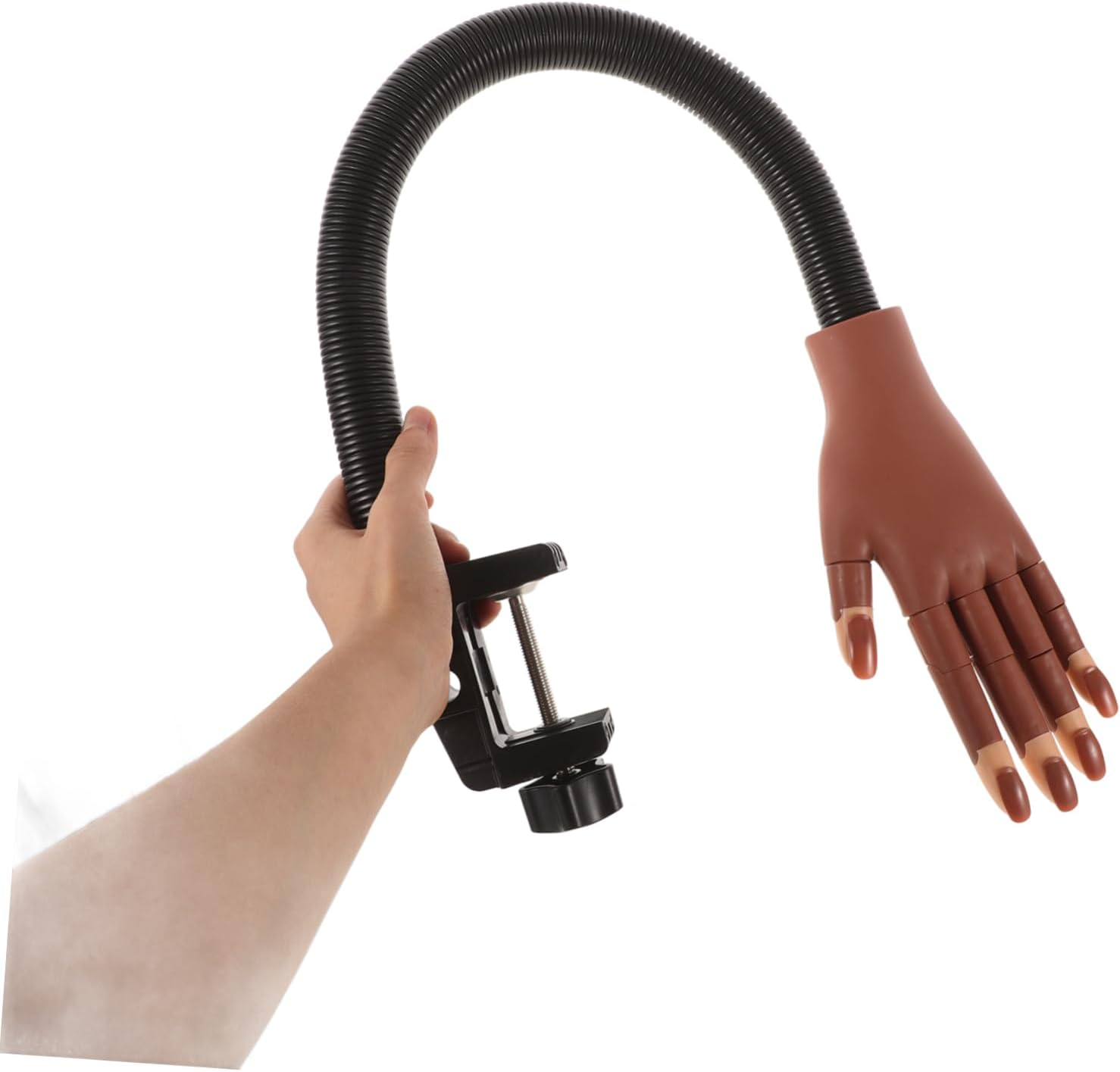 WOFASHPURET Nail Practice Hand Model Prosthetic Manicure Tool Nails Training Hand Display Model for Salon Use image number 3