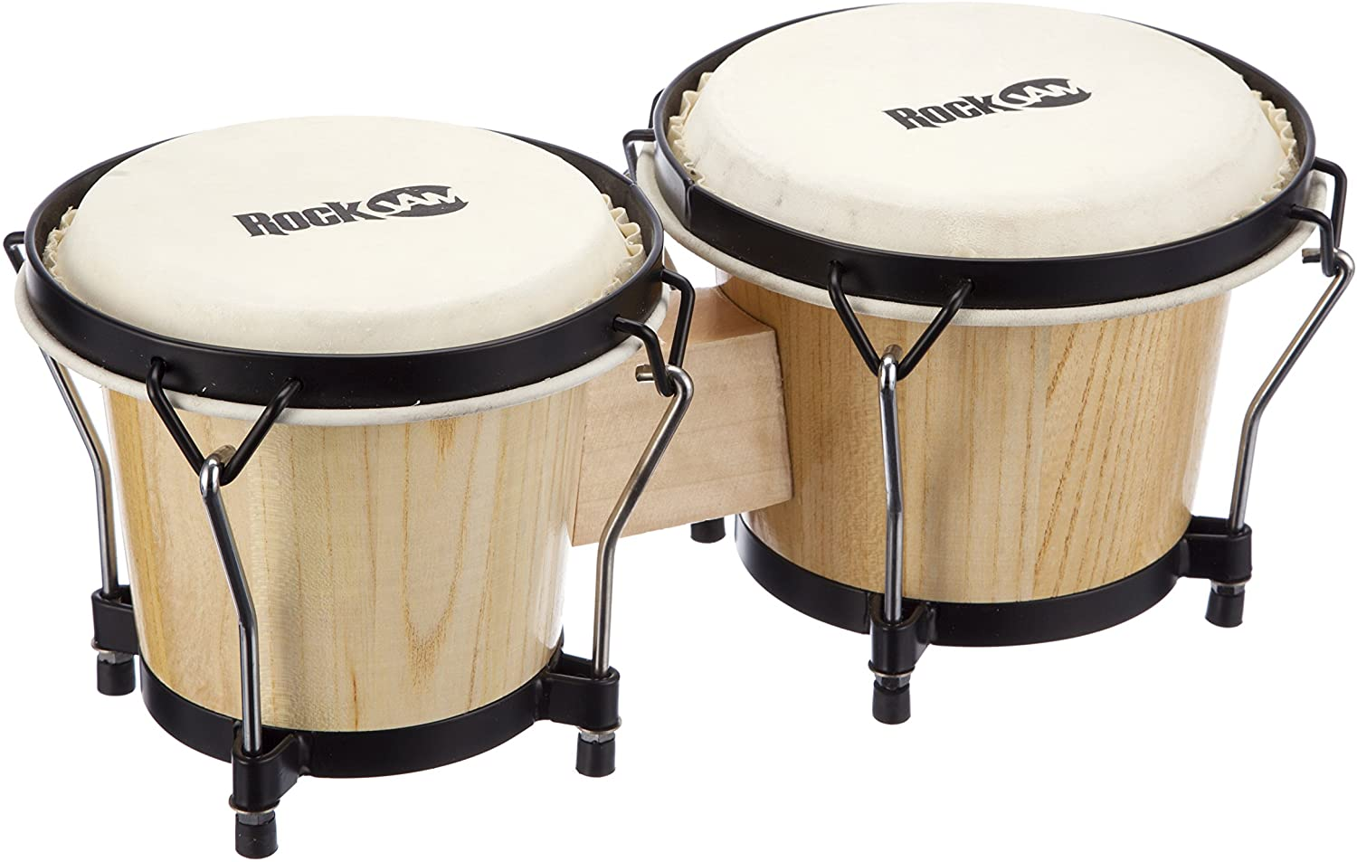 Rockjam 100300 7" & 8" Bongo Drum Set with Padded Bag, Natural image number 6