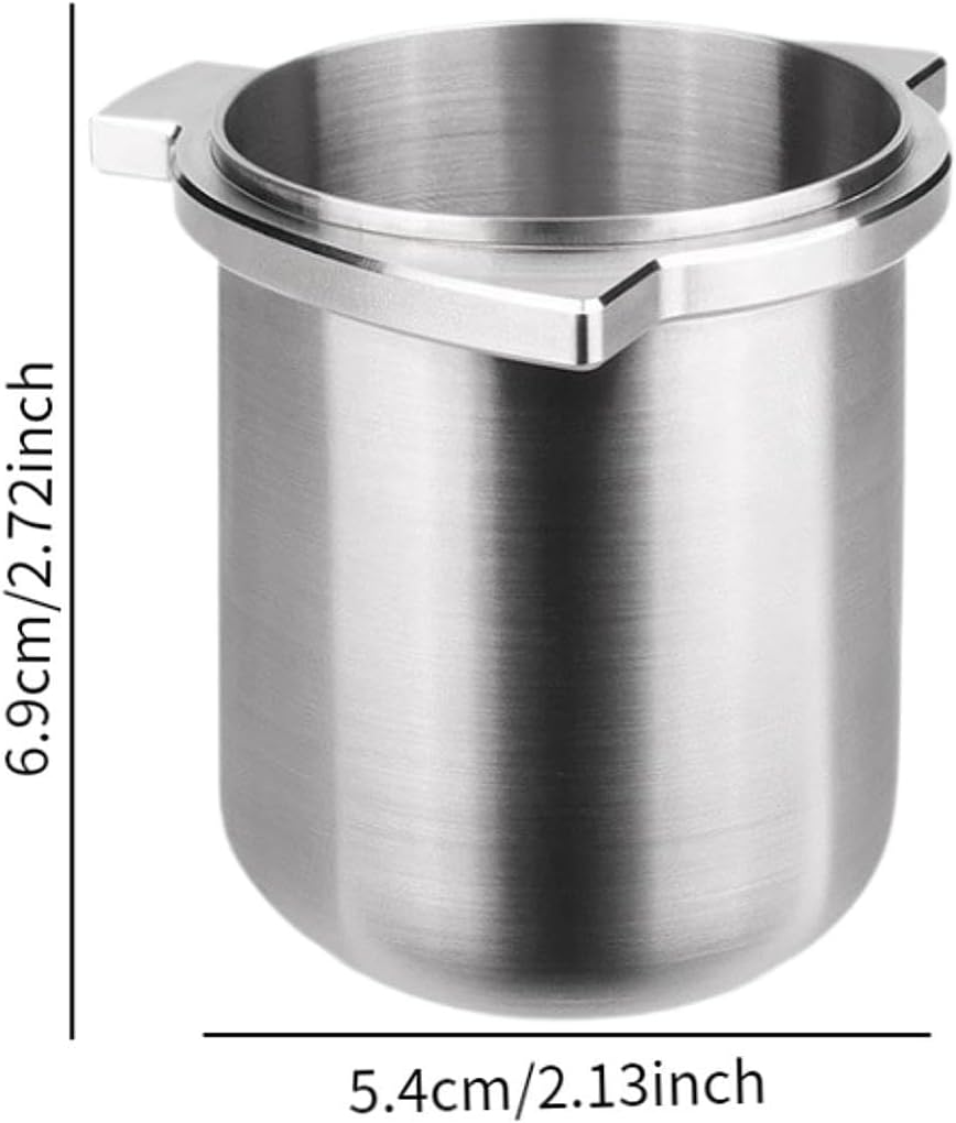 Folpus Espresso Dosing Cup 54Mm Stainless Steel Convenient Coffee Dosing Cup for Tea Shops Hand Brewed image number 5