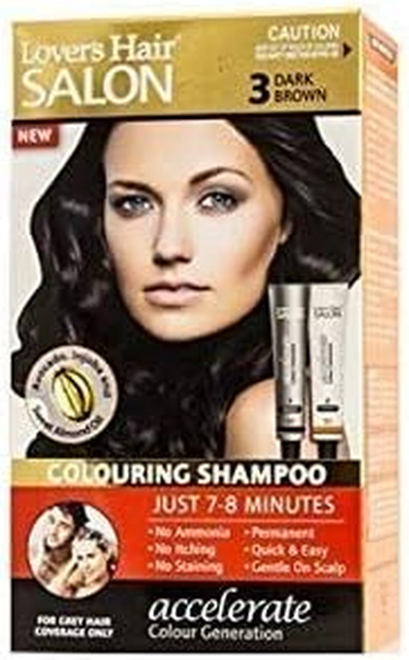 Lover'S Hair Salon Colouring Shampoo - #3 Dark Brown