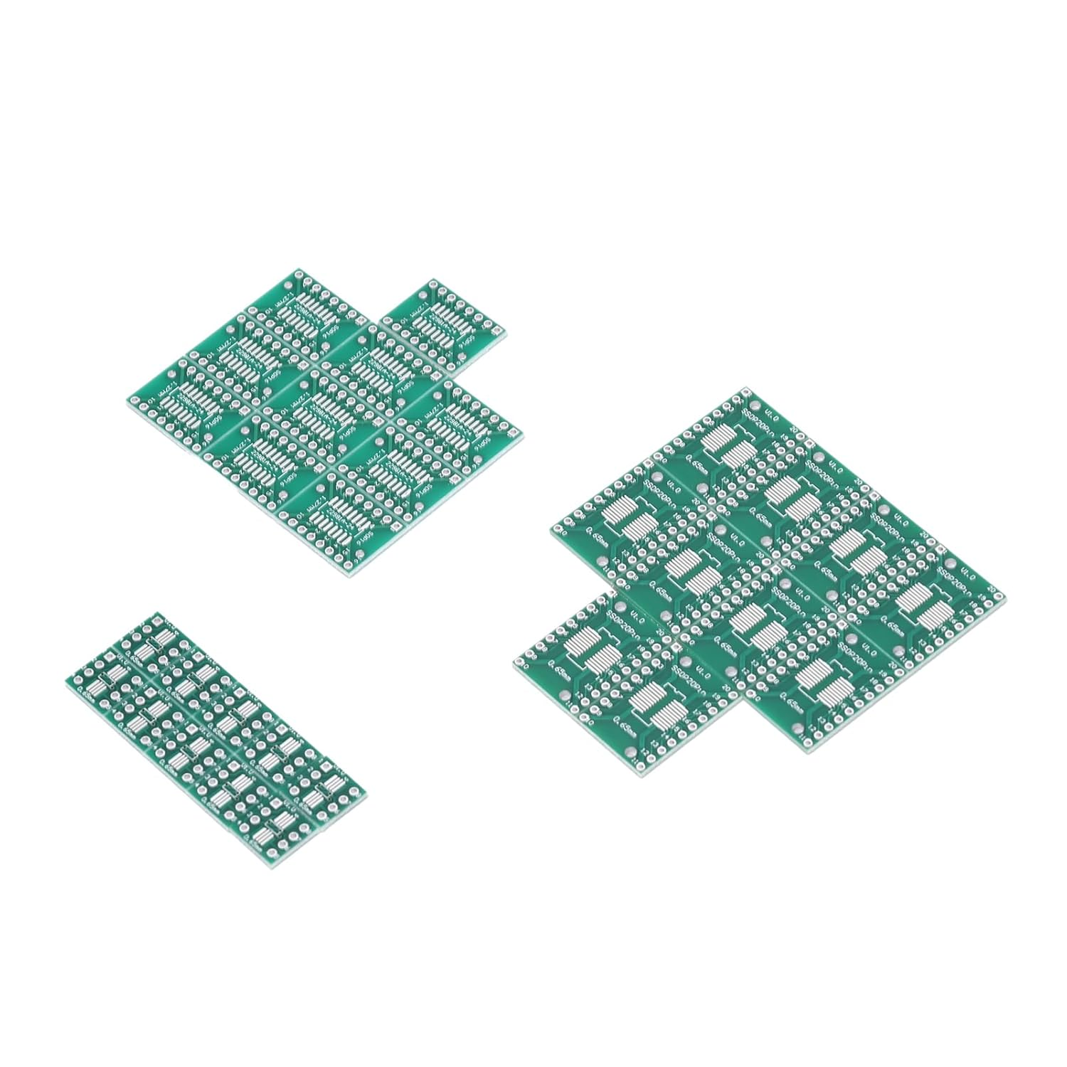 30 Pcs (SOP8/SOP16/TSSOP20) to DIP Adapter Board Set 0.65/1.27Mm Dual-Sided Converter for Breadboard/Veroboard/Perfboard/Pcb Circuit Boards image number 2