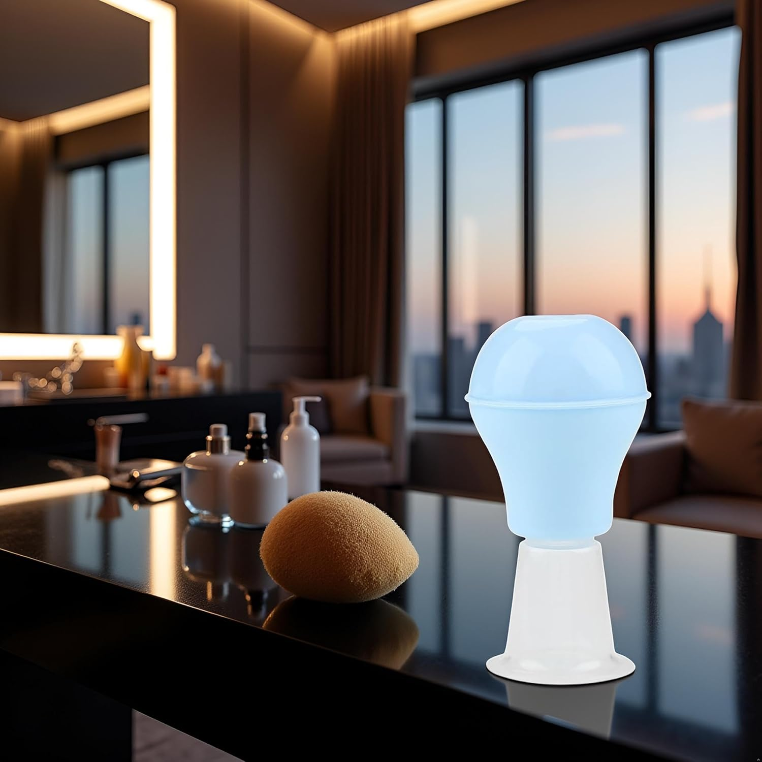 Blue Nipple Corrector,Women Silicone Nipple Enlargement Suction Enlarger Sucker Corrector for Breastfeeding Inverted Flat Nipples Aspirator Puller Health Care Breast Shells and Nipple Therapy Products image number 6