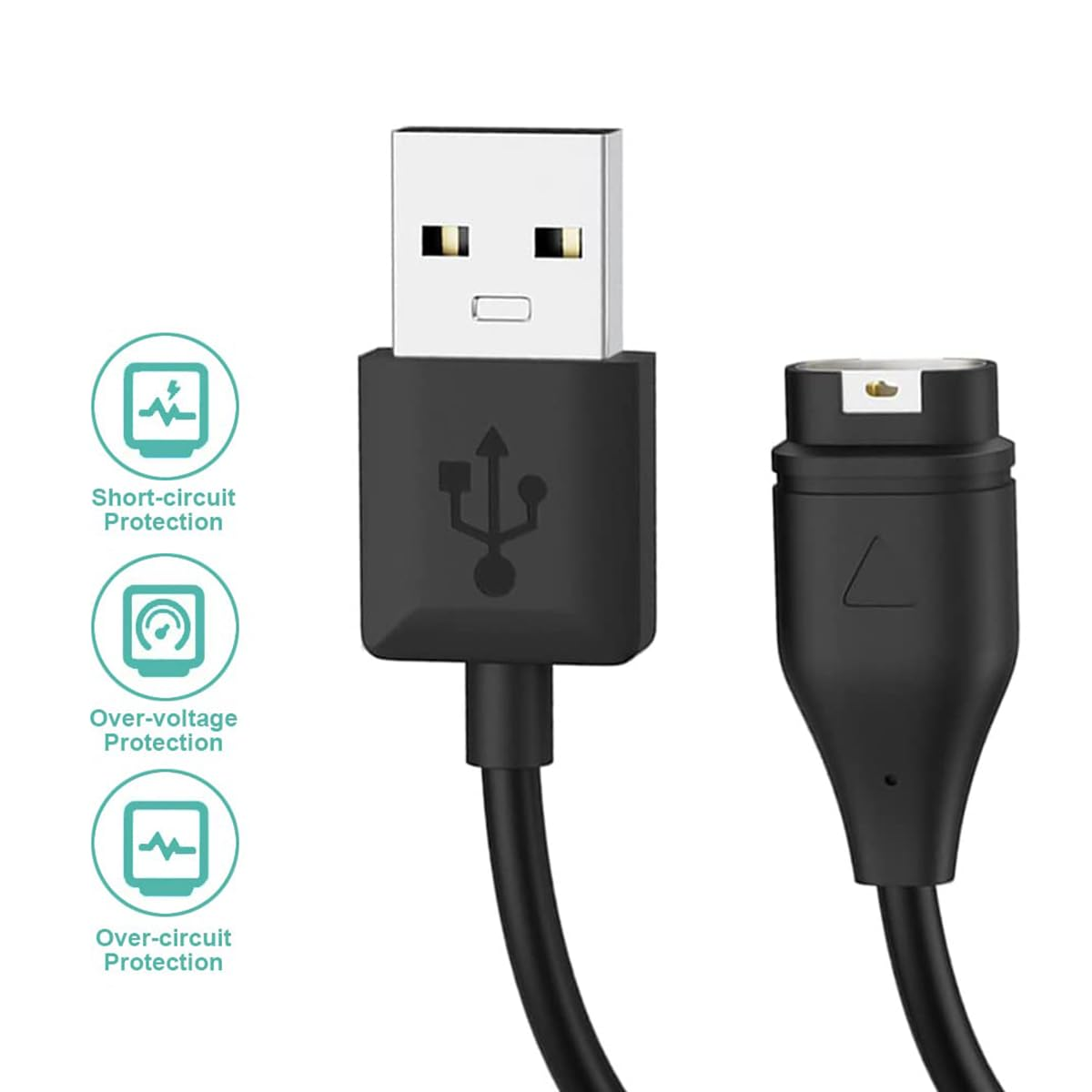 Compatible for Garmin Watch Charger Cable-Venu, Instinct, Vivoactive 5/4/3, Forerunner 45 55 245 255 265 745 935 945 955 965 image number 2