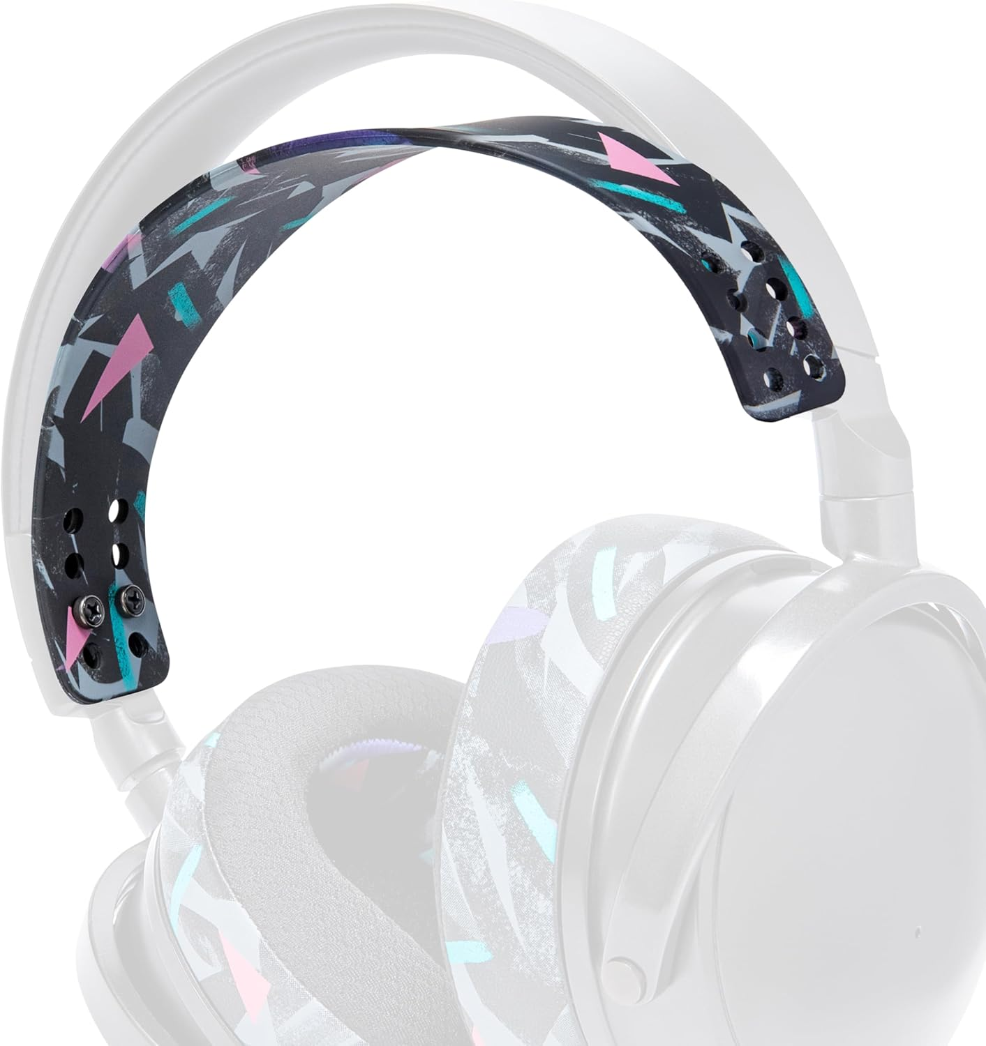 WC Headbandz Maxwell - Upgraded Silicone Headband for Audeze Maxwell 1 and 2 by Wicked Cushions - Enhanced Flexibility, Comfort, and Style with Matching Earpad Designs | Black