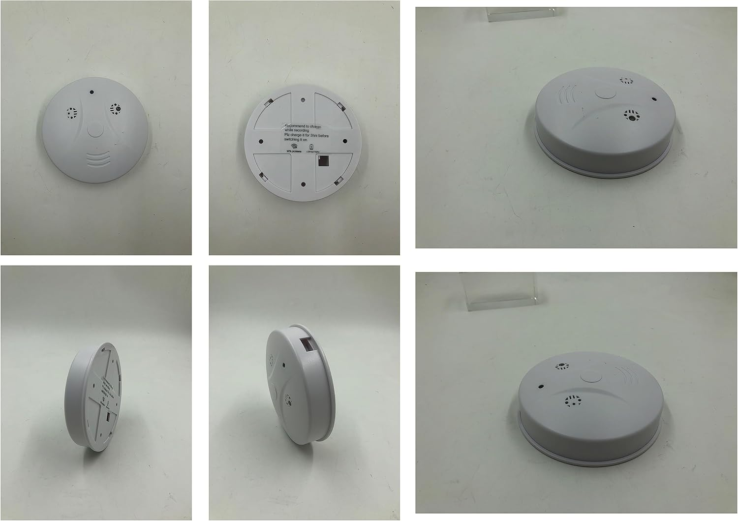 Newwings Wifi Hidden Spy Camera Smoke Detector with Night Vision and Motion Detection, Nanny Cam Video Recorder Security Camera for Home Office No Audio image number 3