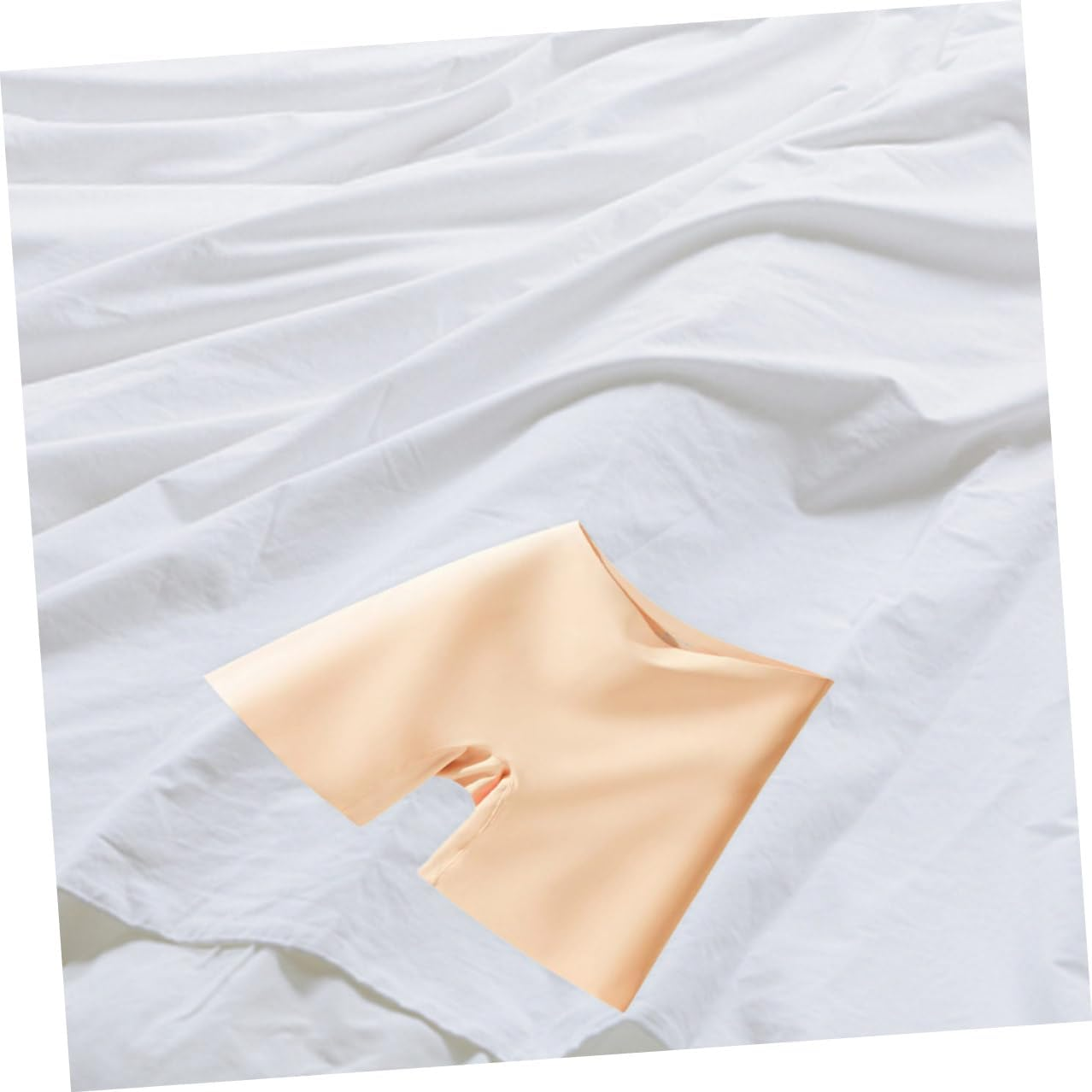 Ipetboom Seamless High-Waist Safety Shorts For, Ice Cooling Thin Anti-Exposure Underwear, Skin Color L, Tummy Control and Hip Lift Khaki image number 6